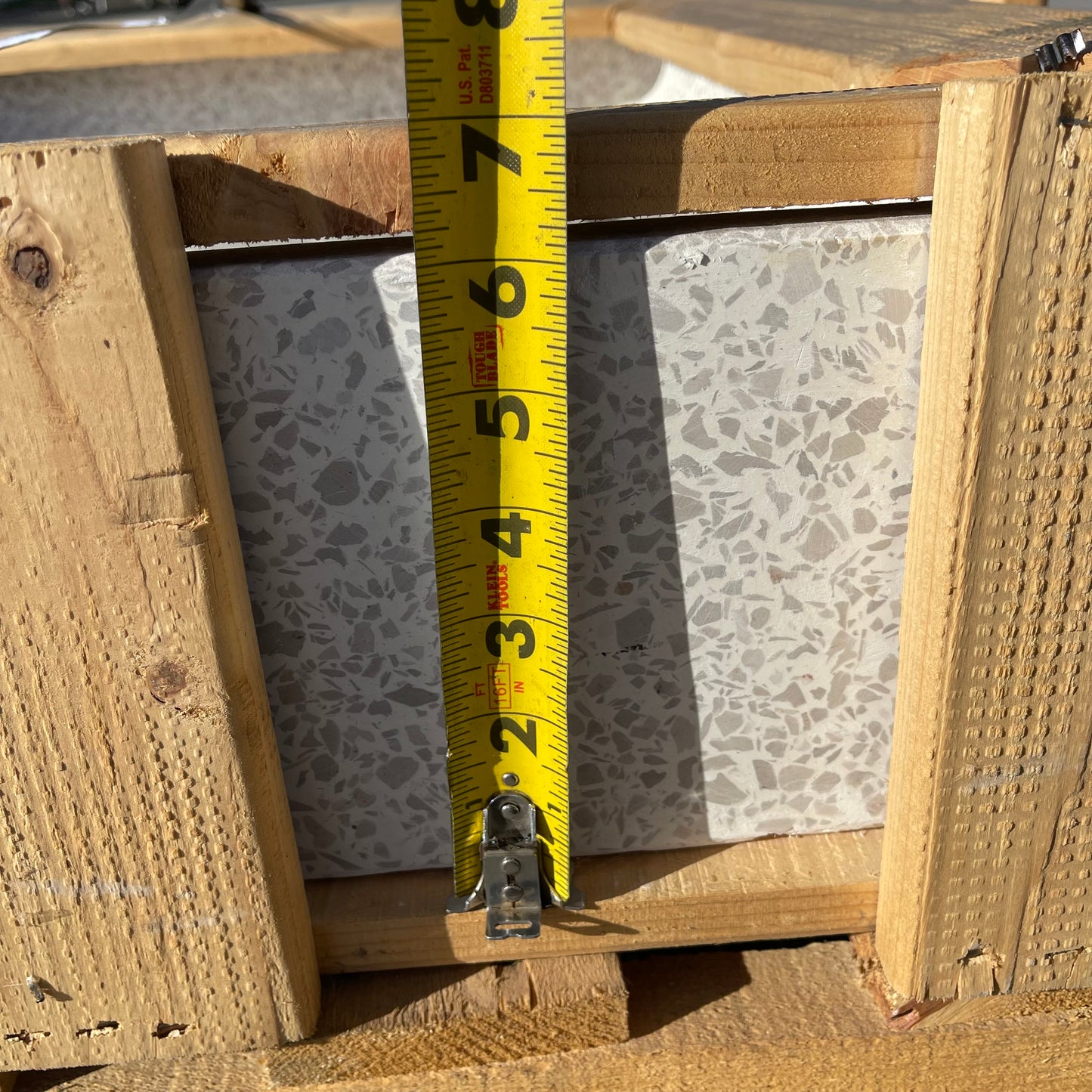 ZA@ Pallet of ACORN ENGINEERING Terrazzo Reduced Height Mop Sink 30”x30”x6” TRH-303006 (AS-IS)