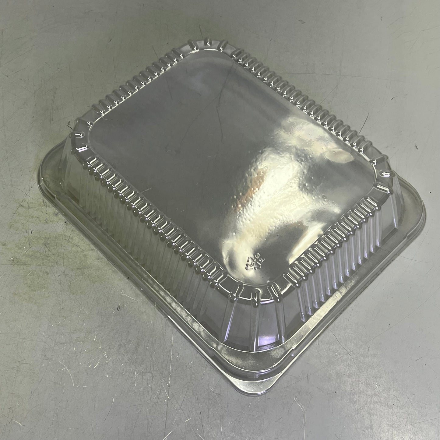 ZA@ WESTERN PLASTICS  (100 PACK) Disposable Half Steam Dome Lid Clear 5132DL