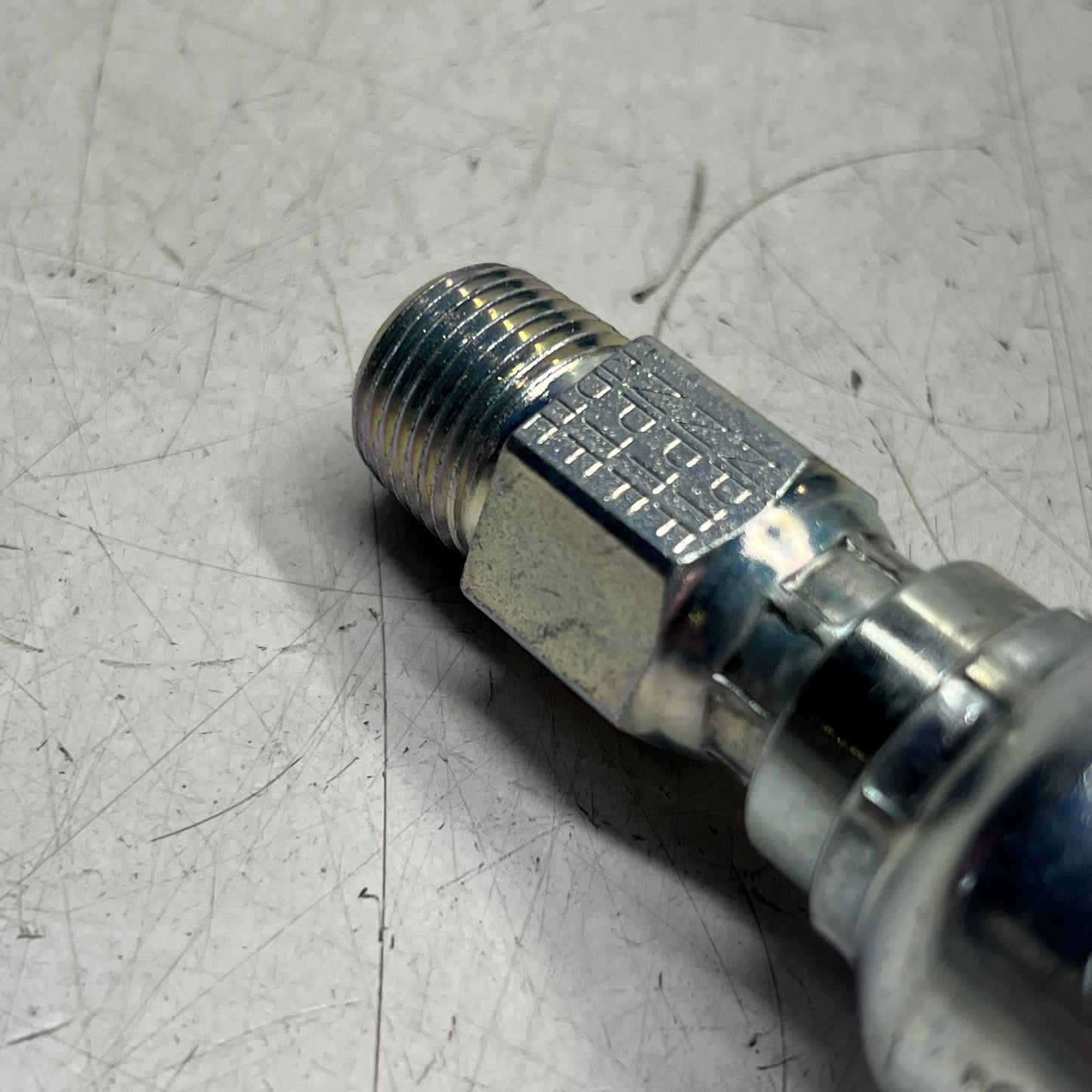 PARKER (4 PACK) Hydraulic Hose Male Npt Swivel Fitting 3/8-18 Thread KP46845