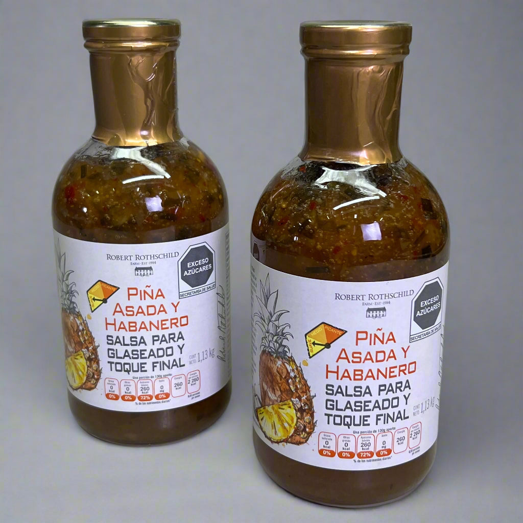 ZA@ ROBERT ROTHSCHILD (2 PACK, 36oz Each) Roasted Pineapple & Finishing Sauce BB 09/26 G