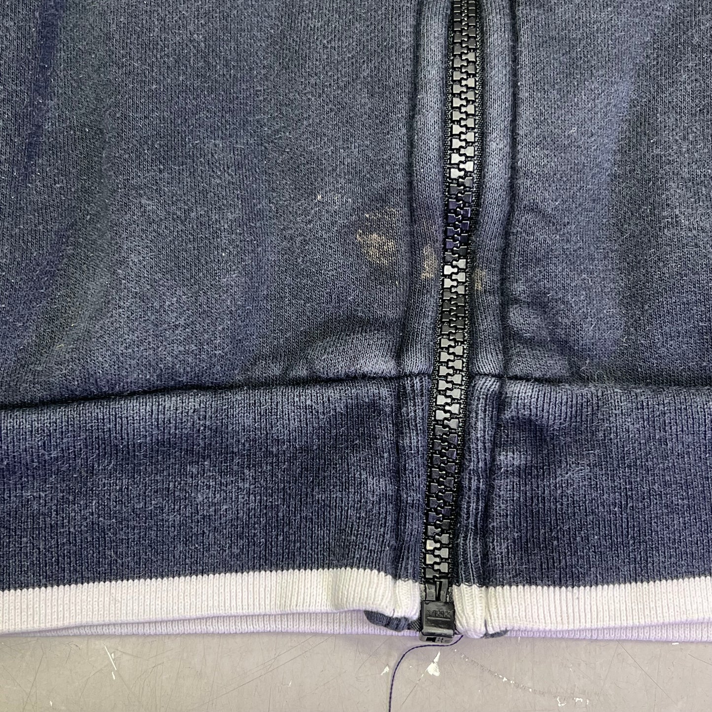 NIKE Sports Wear Full Zip Hoodie Unisex Sz L Black/White (Pre-Owned)