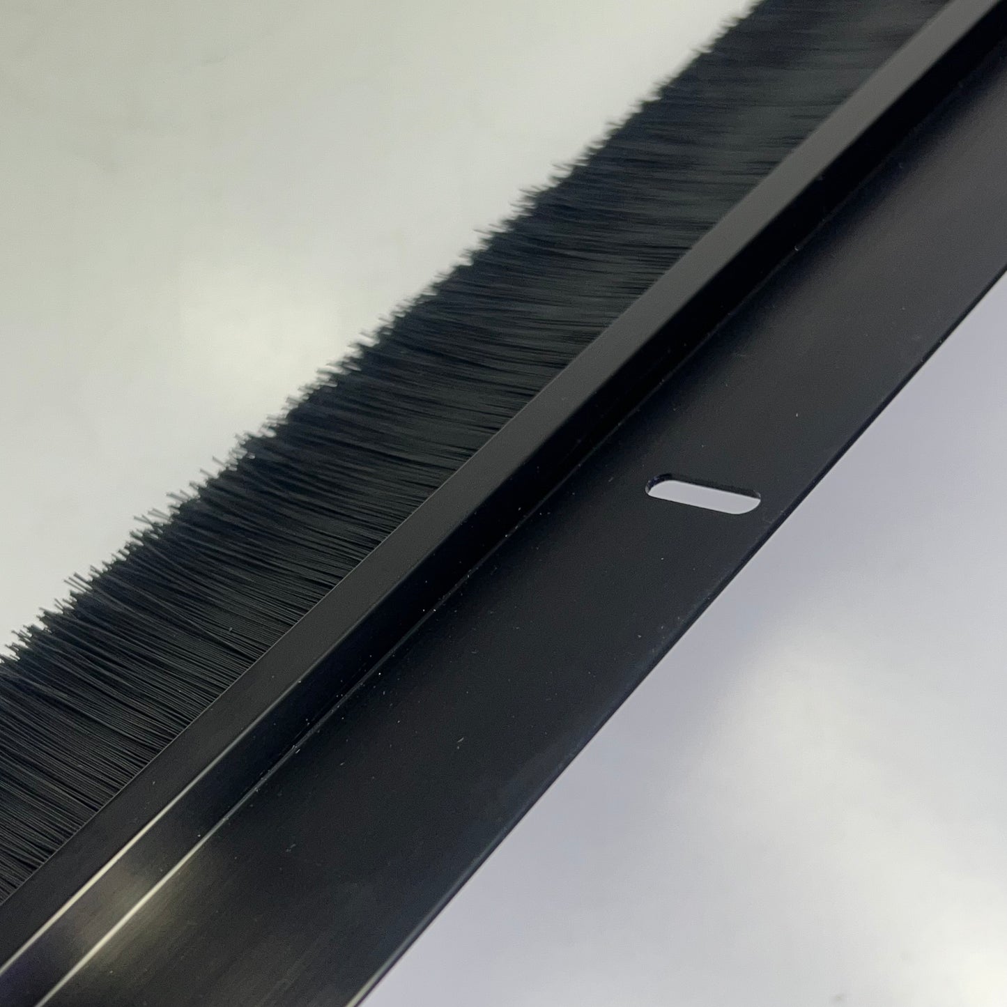 FELTON Straight Strip Brush Door Seal 2" Bristles 9.5" Mounting 39" X 4" 491459