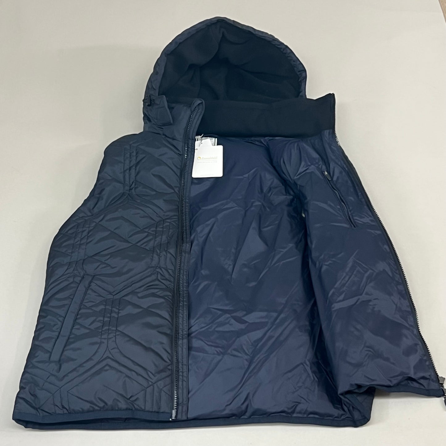 SAMSHIELD Avoriaz Equestrian Sleeveless Winter Coat Men's Sz L Navy