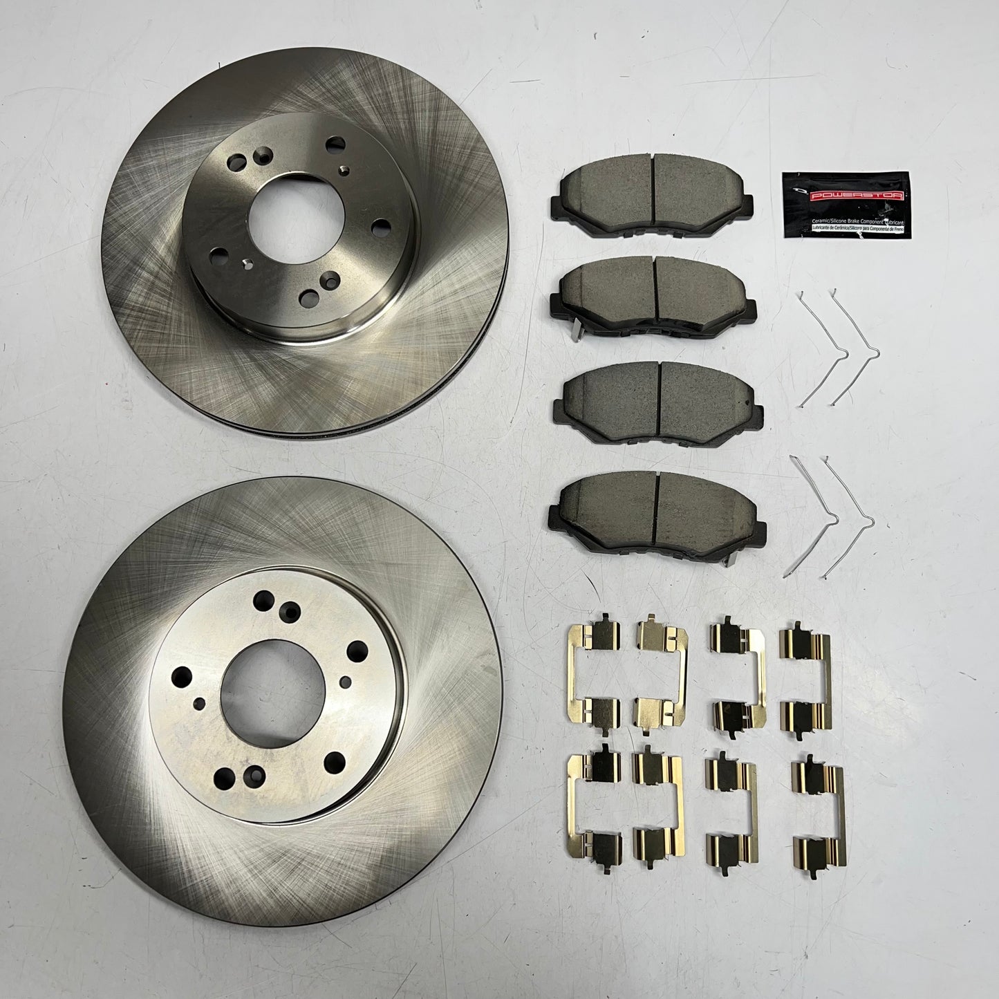 CALLAHAN Cast Iron Brake Parts Plain Front Kit For 2014-2015 Acura Ilx K010483