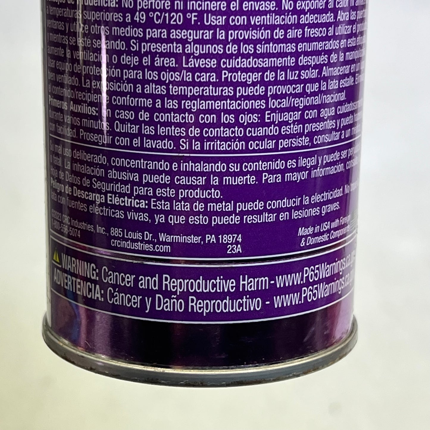 CRC (2 PACK) Hydro Force All Purpose Degreaser Aerosol Spray 1 Lb 2 Oz 1004956