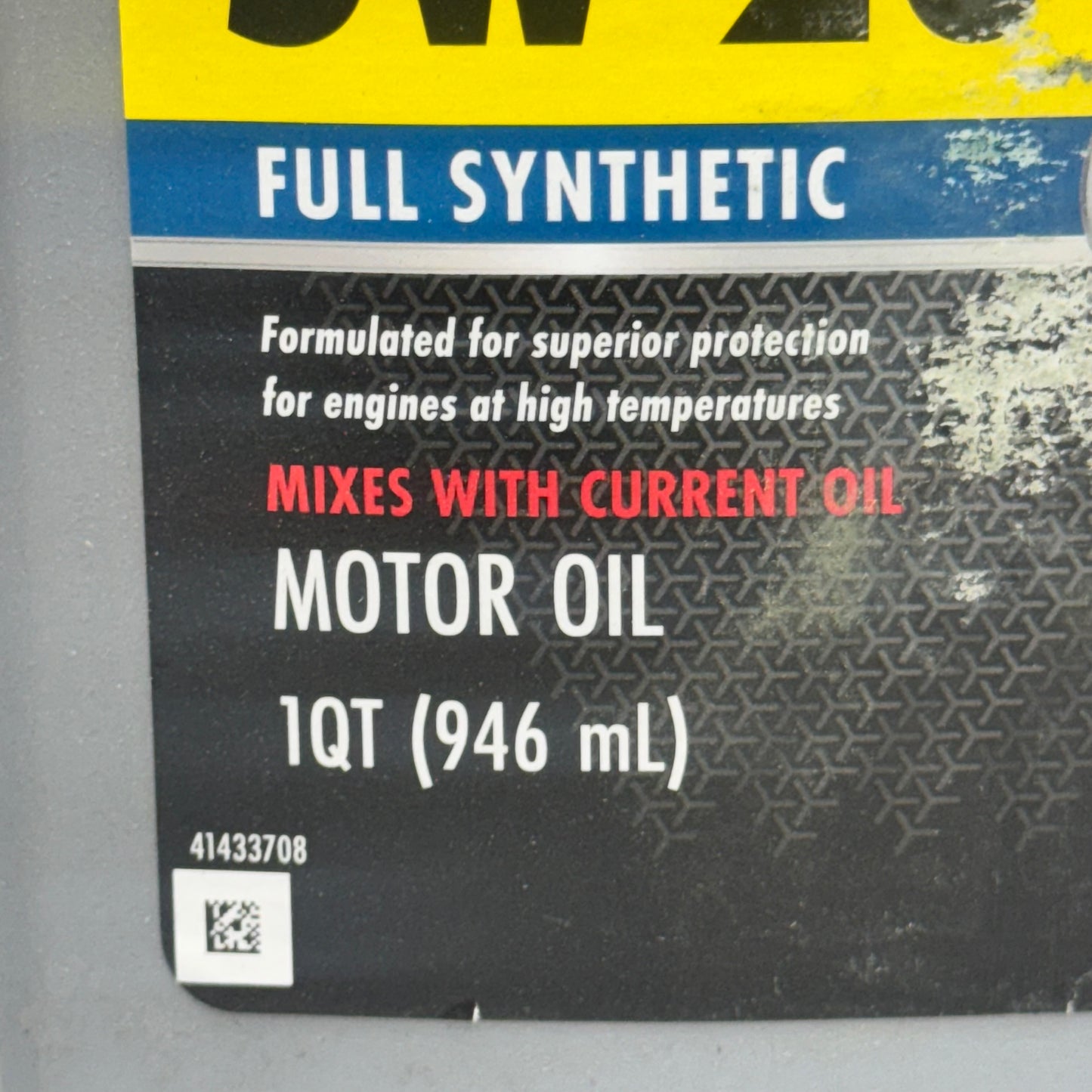 ZA@ LOVES (6 PACK, 6 QUARTS TOTAL) Sae 5W-20 Full Synthetic for Gasoline Engines (New Other)