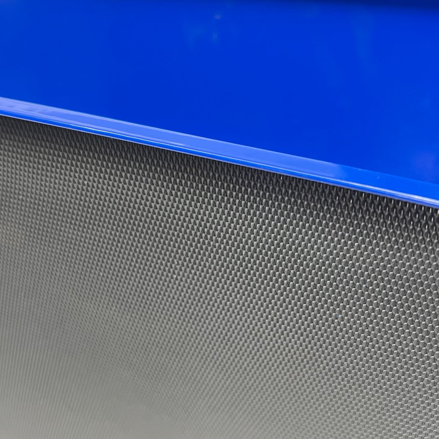 ZA@ Folding Lined Metal Panel 40"x15" Blue/Black