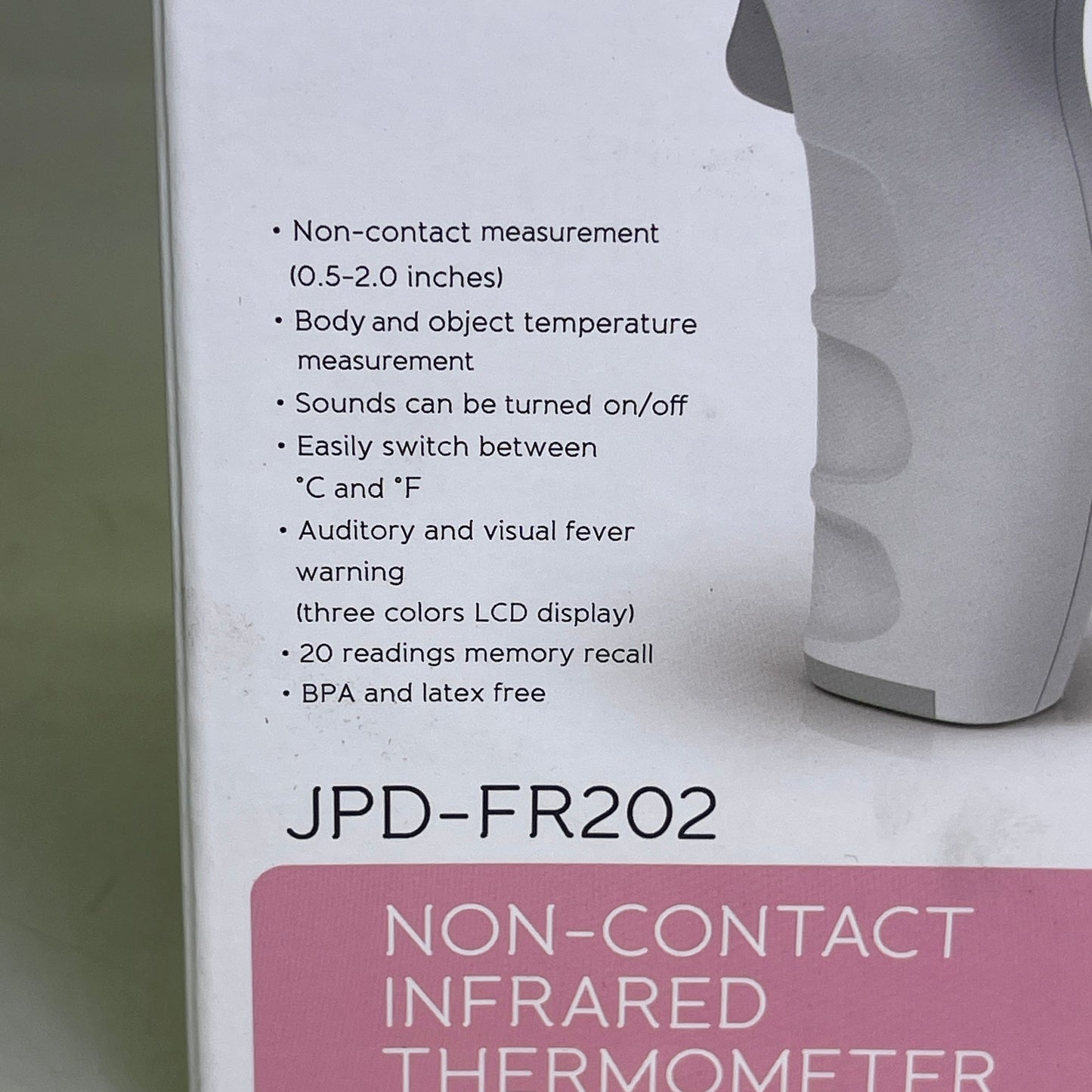ZA@ JUMPER Non-Contact Infrared Thermometer For Humans & Objects *USA SELLER* JPD-FR202 D