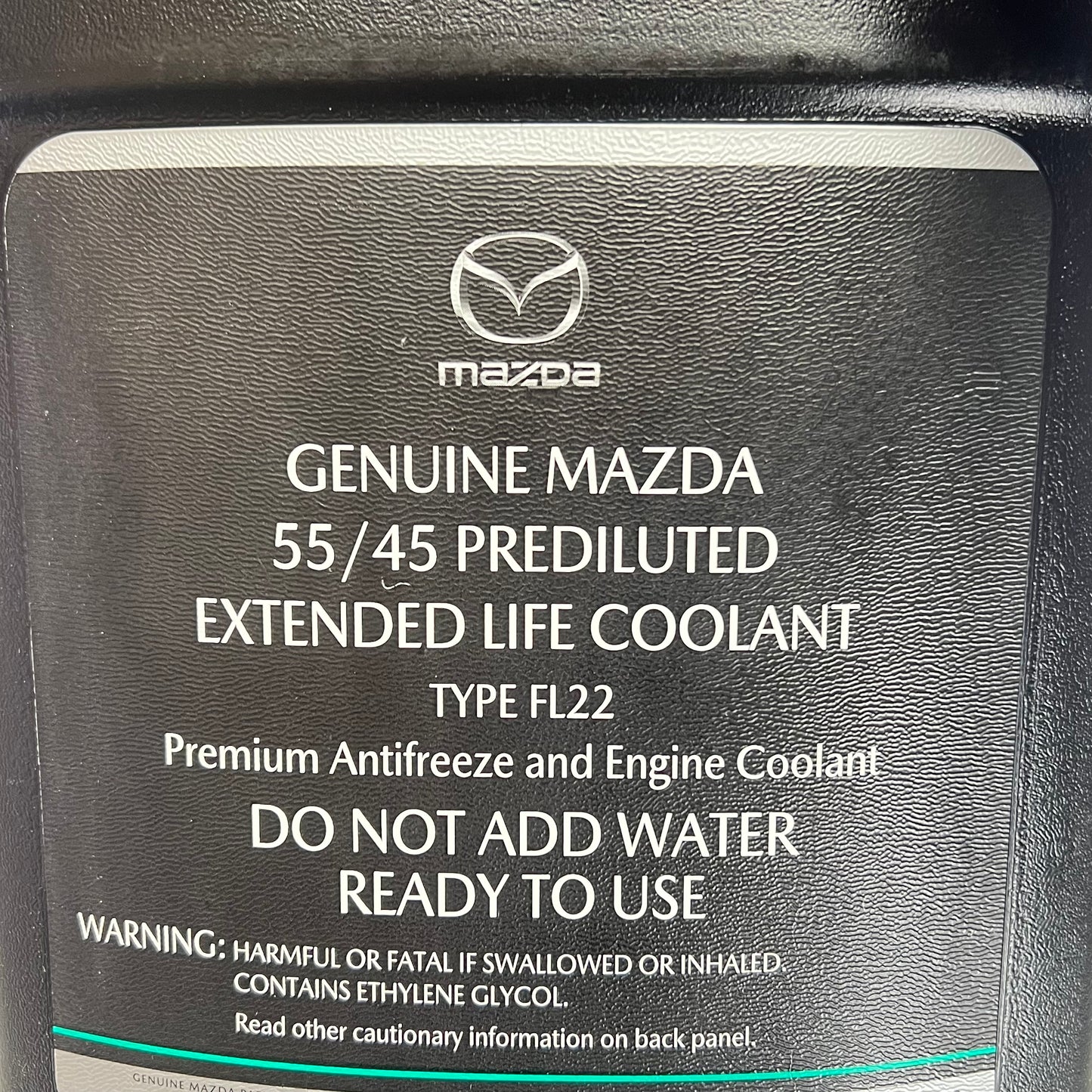 MAZDA Genuine Oem 55/45 Prediluted Coolant Type Fl22 1 gal 0000-77-508F-20