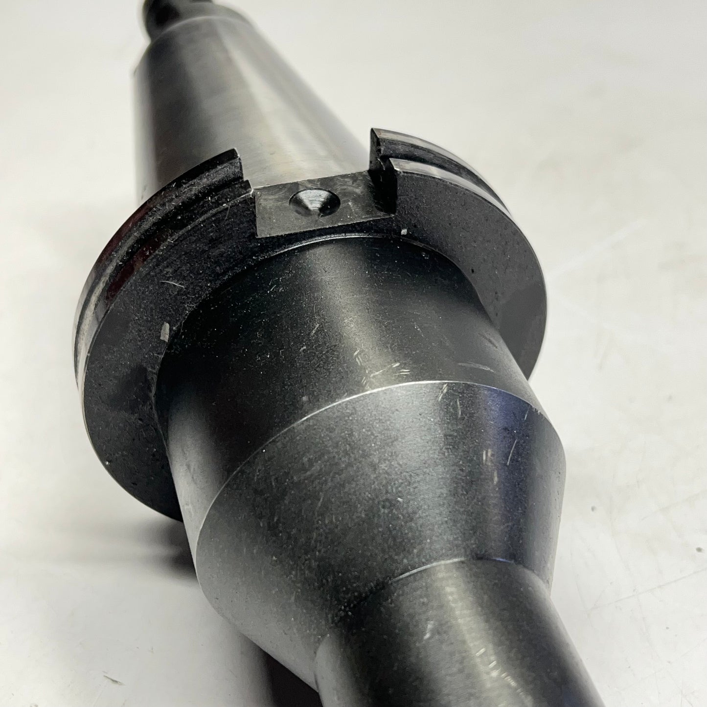 Cat 50 End Mill Holder & Retention Knob  ~1/2" Bit Hole Dia (Used)