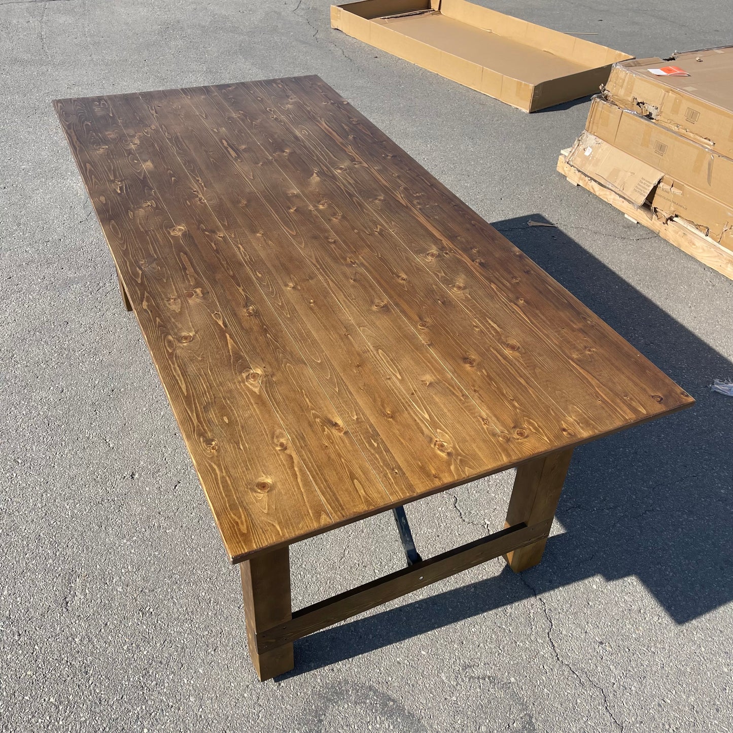 Z@ LANCASTER Vineyard Folding Table, Vintage 84”x40” 164VYTBL8440 (New)