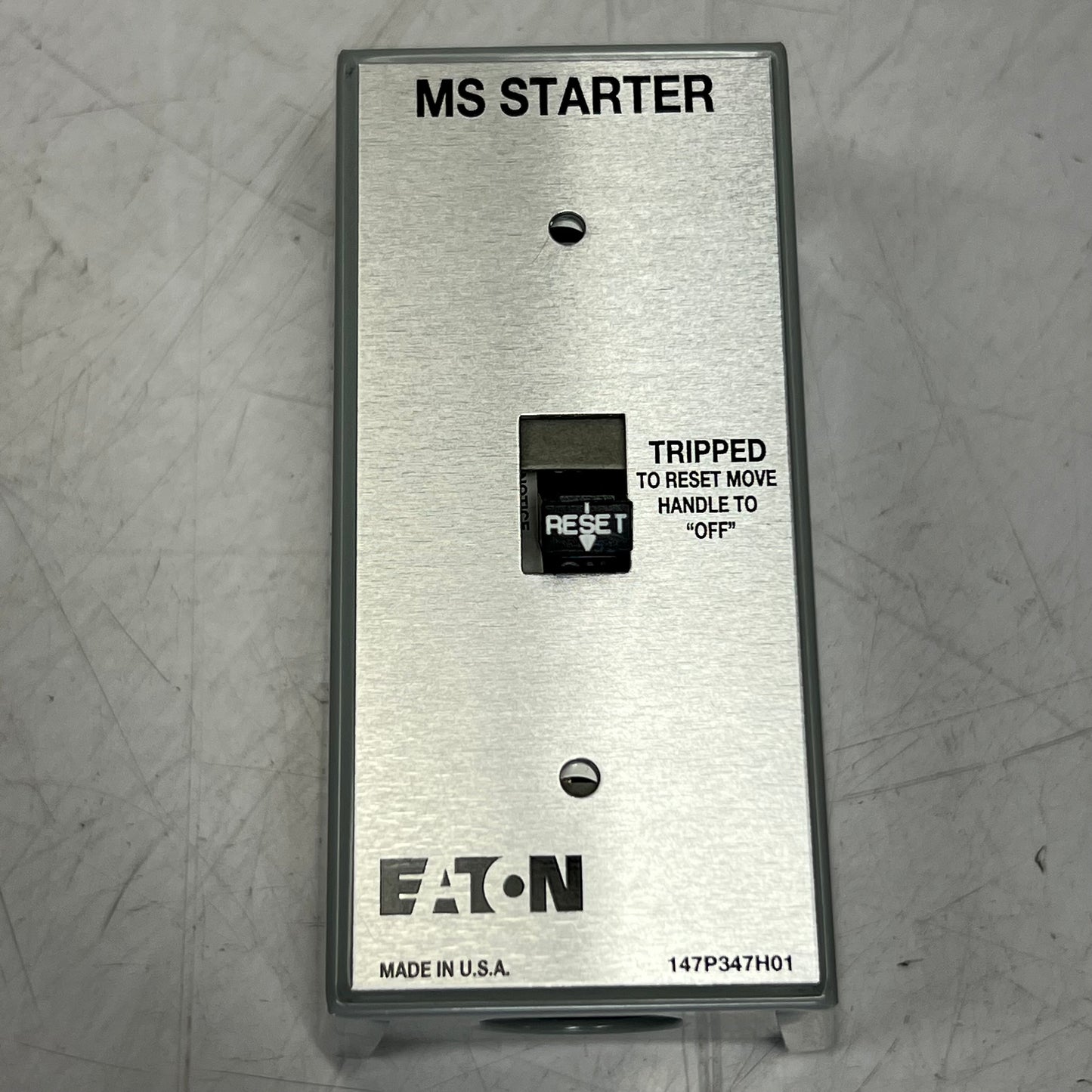 EATON 1 Pole Single-Phase Motor Controller Sz 4"L x 2.5"W, MST01SN