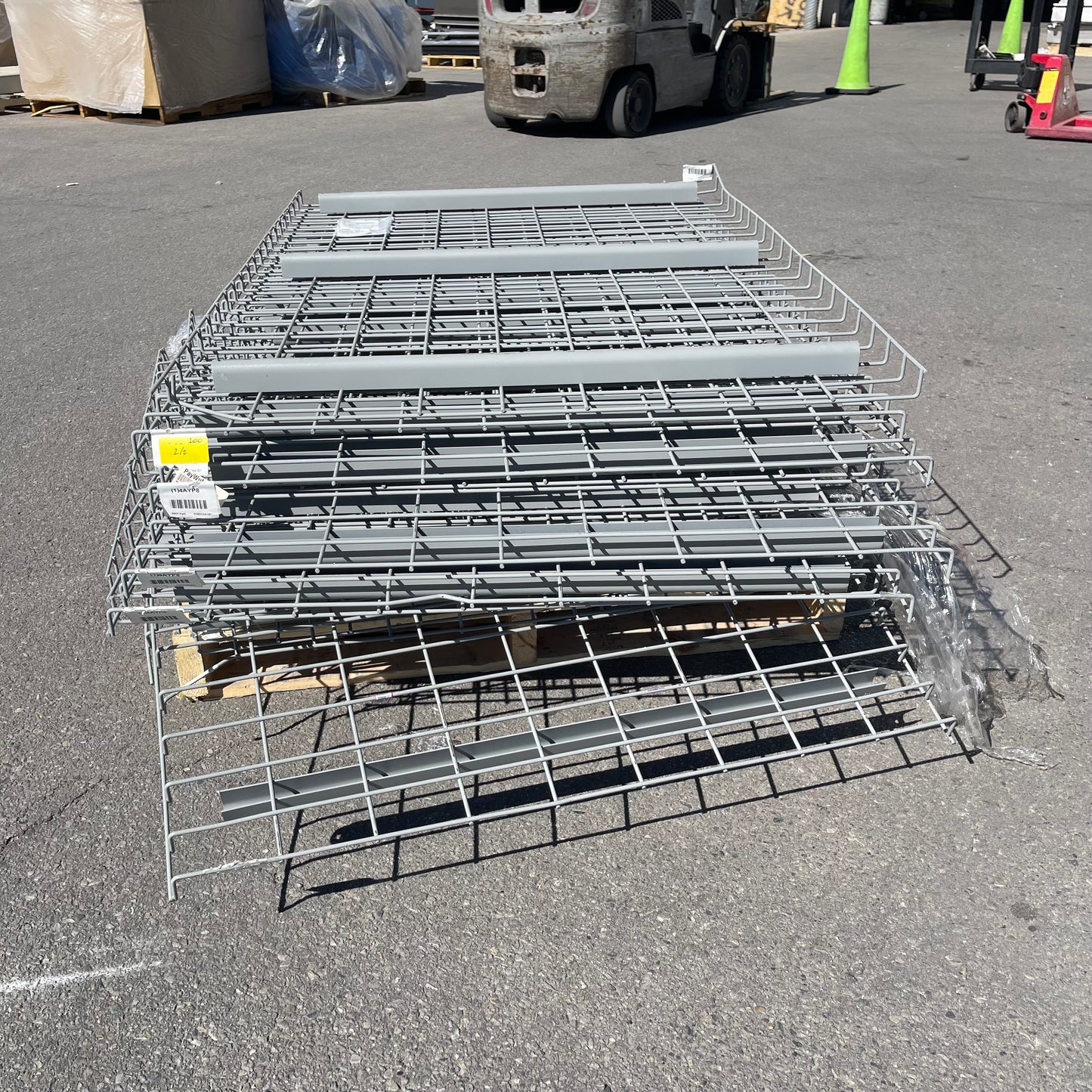 Z@ (12 PACK) NASHVILLE WIRE Pallet Rack Welded Wire Decking Light Grey D3652AA3B1 (New)