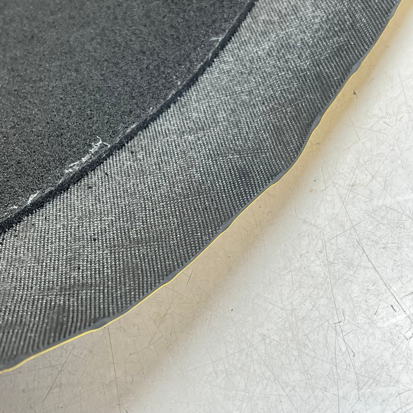 Industrial Anti-fatigue Mat Thick Foam Lining 70"x24" Yellow Safety Border