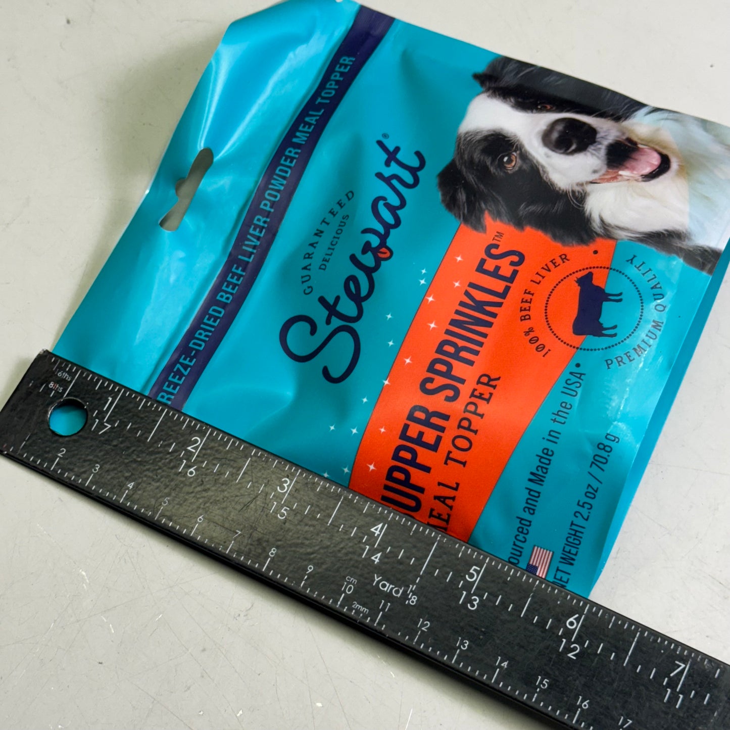 STEWART (12 PACK) Supper Sprinkles Beef Liver Meal Topper 2.5 oz BB 10/25