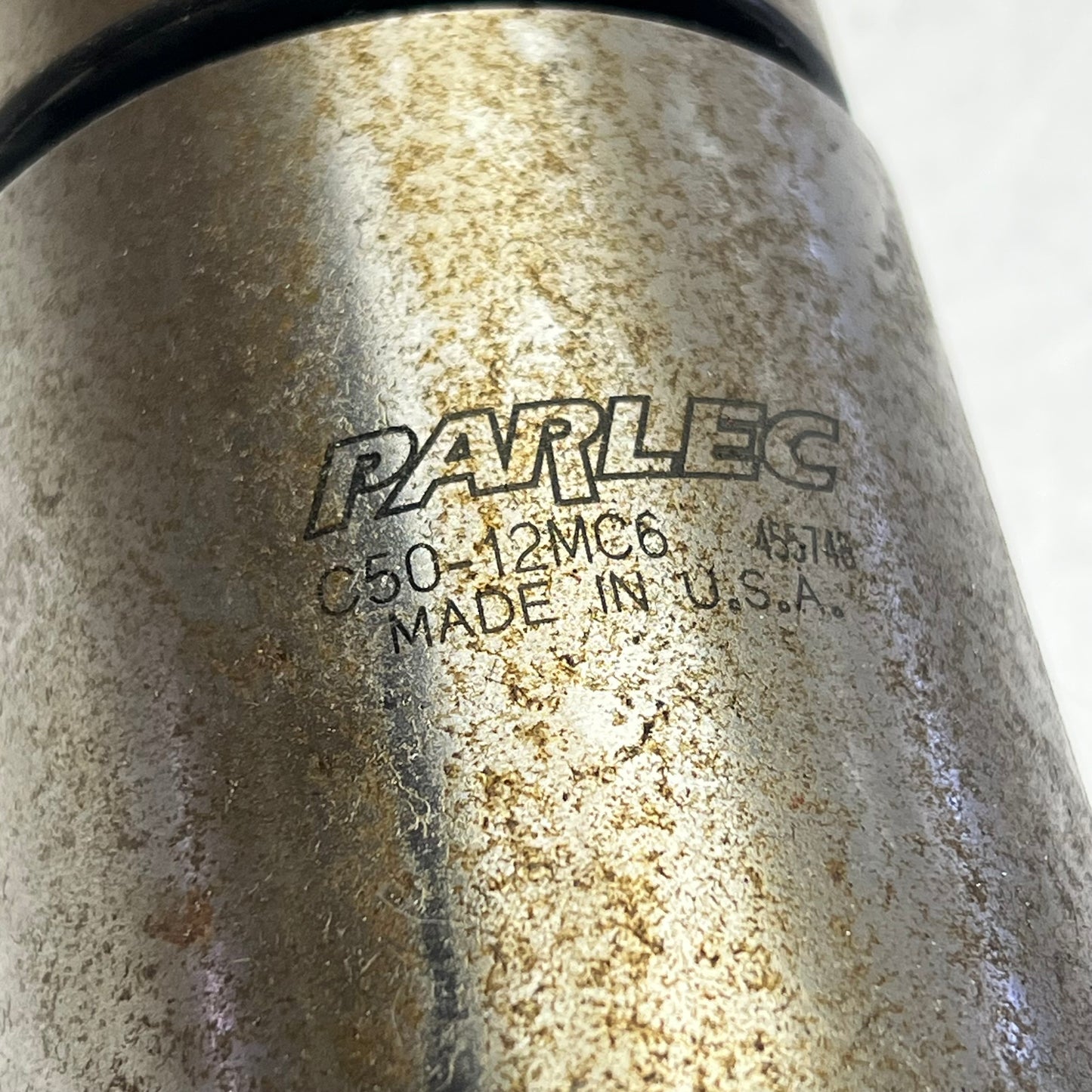 PARLEC Taper Shank Milling Machine Arbor Chuck Through Spindle  1" Dia  (Used)