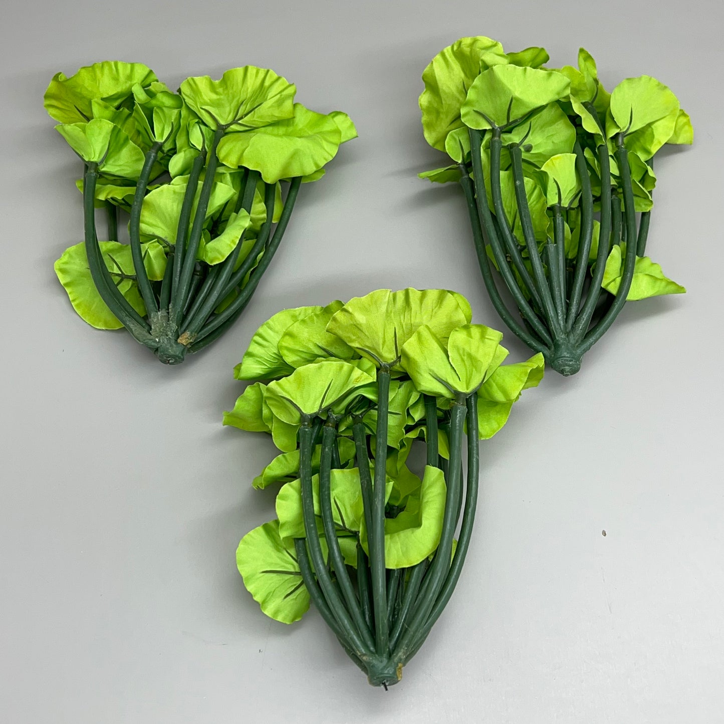 AQUAGLOBE (3 PACK) Lotus Plant for Aquarium 9" Tall New Other Missing Base AQ.LOTUS.M