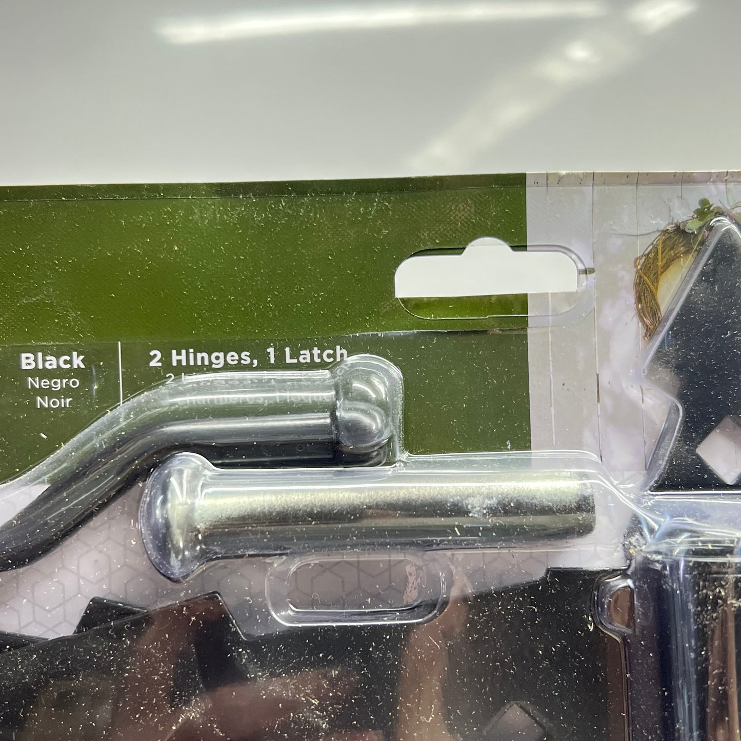 NATIONAL HARDWARE Heavy Gauge Steel Gate Kit Surface Applications Black N243-899