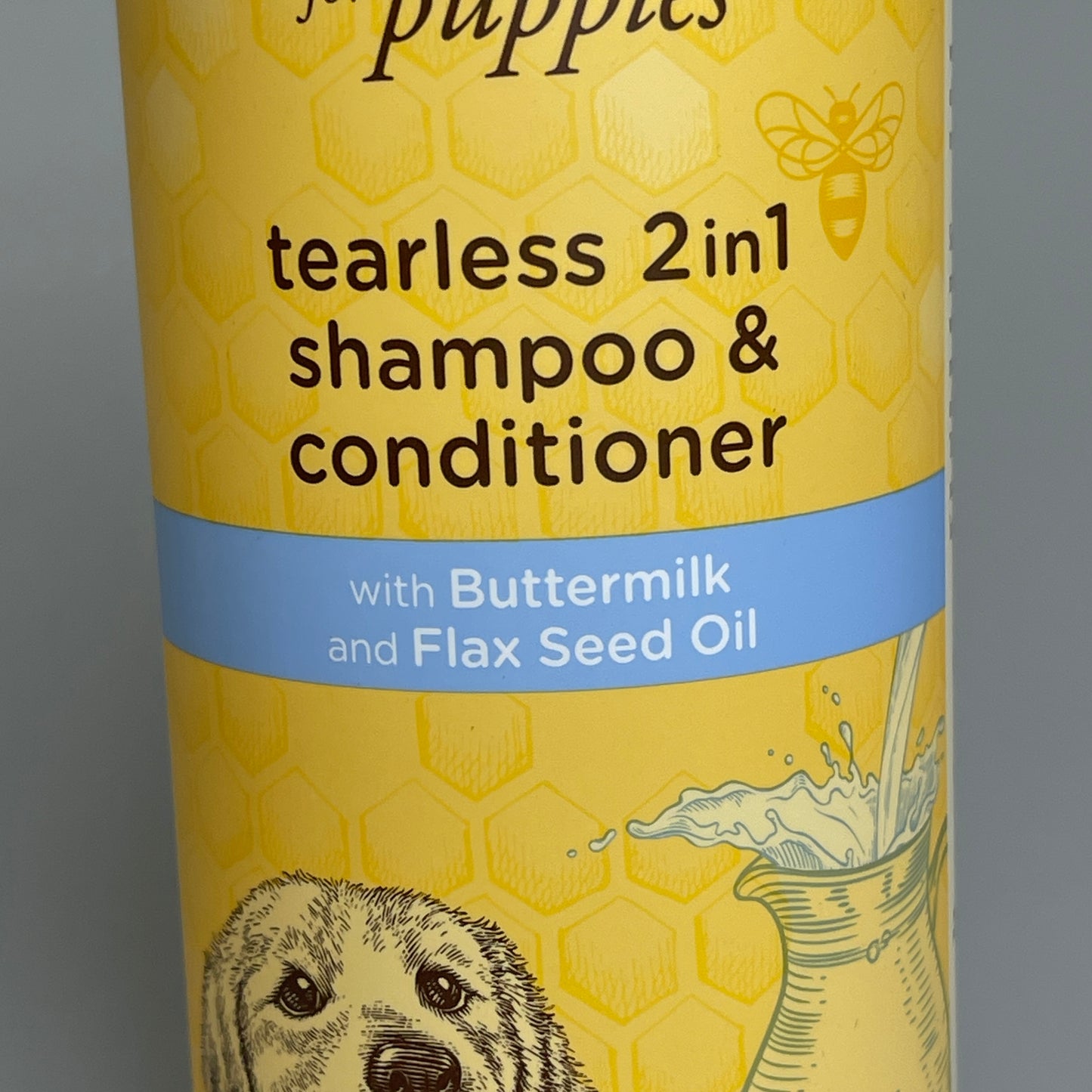 BURT'S BEE'S (2 PACK) For Puppies Tearless 2-in-1 Shampoo & Conditioner 16 oz FFP4775