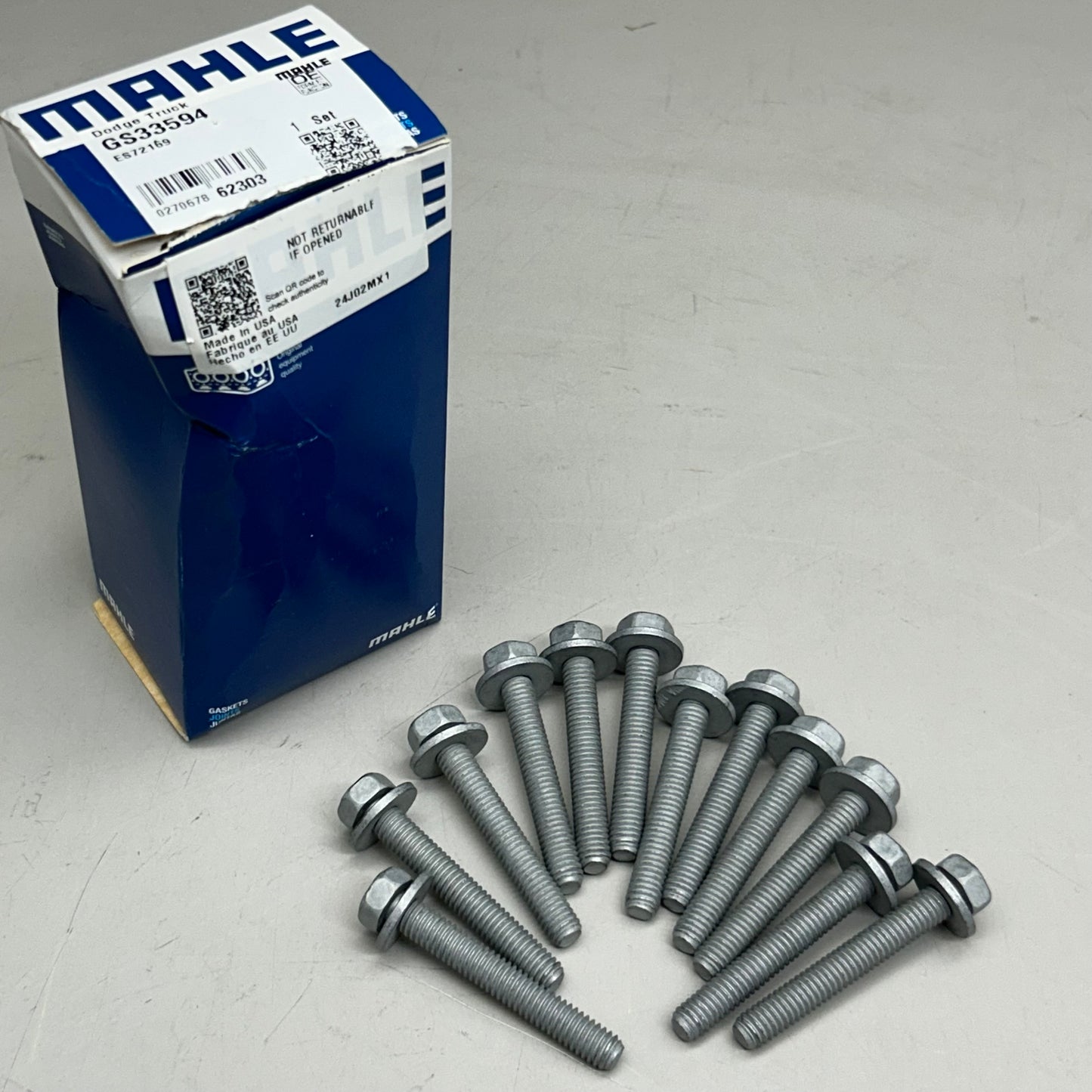 MAHLE Engine Intake Manifold Bolt Set Replacement For Dodge As-is (See Images) GS33594