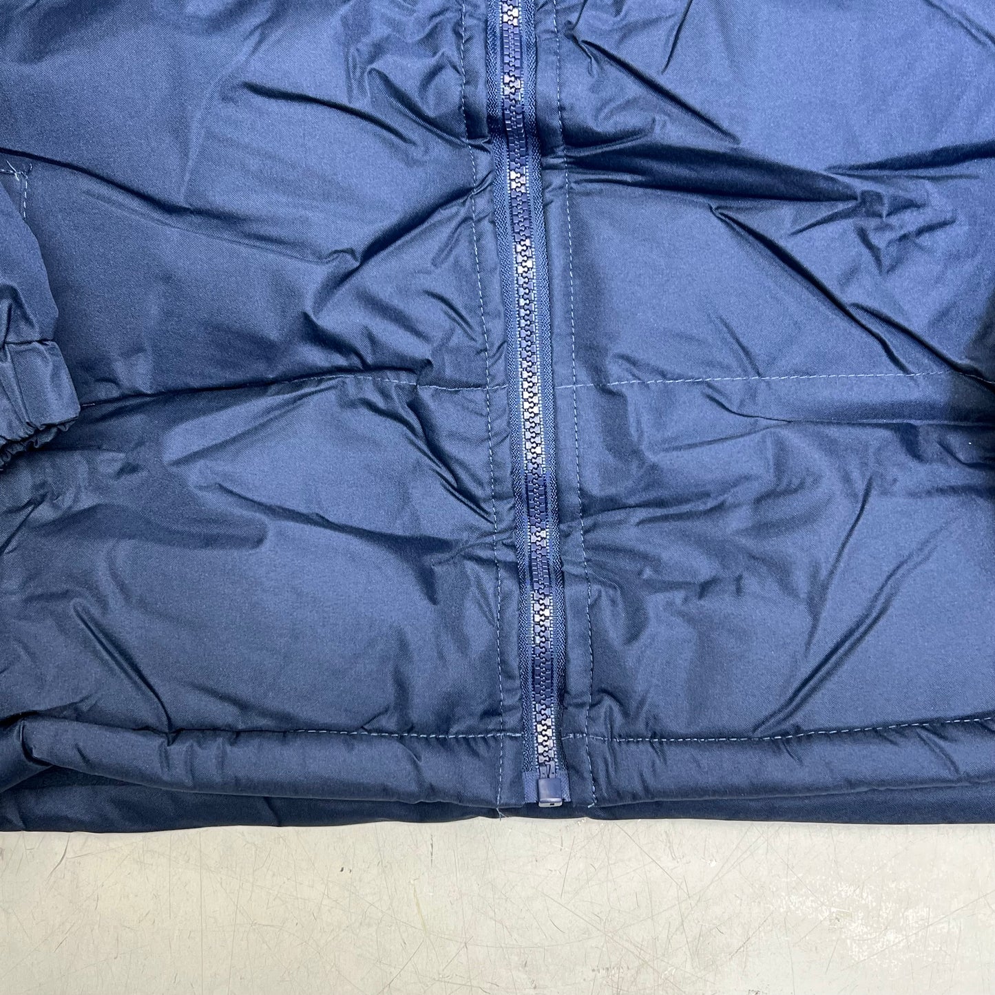 AMERICAS SUPPLIER Heavyweight Zip Up Coat Jacket Men's Sz L Navy Blue 2383077