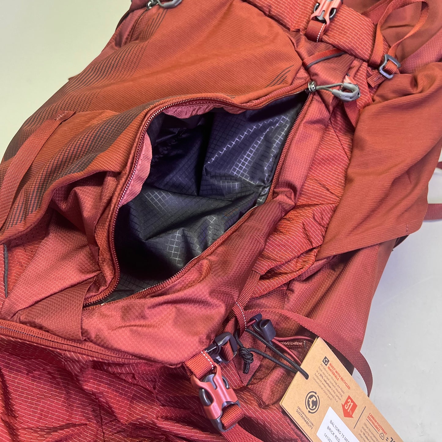 GREGORY Baltoro 75L MED Free Float A3 Dynamic Carry System Men's Brick Red