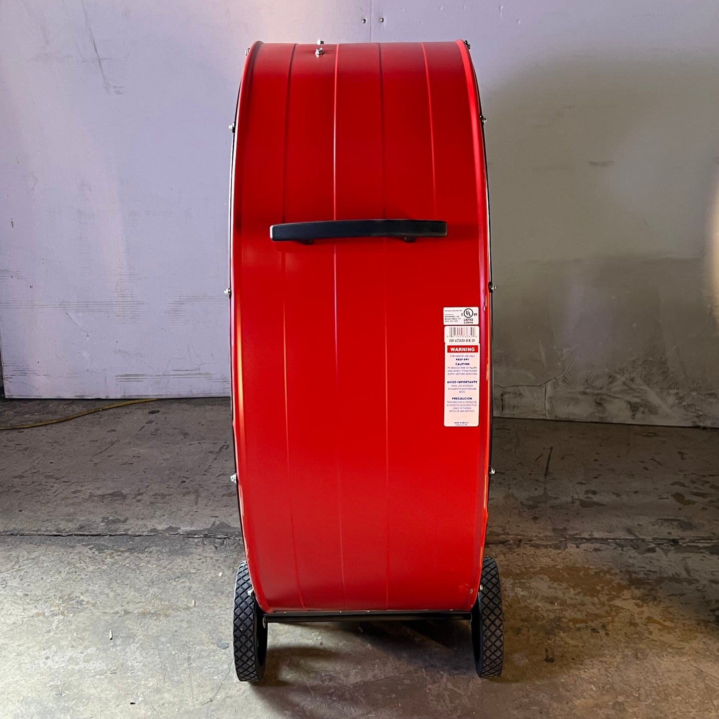 MAXX AIR 42" Industrial 2 Speed Belt Drive Portable Air Circulator - BF42BD RED