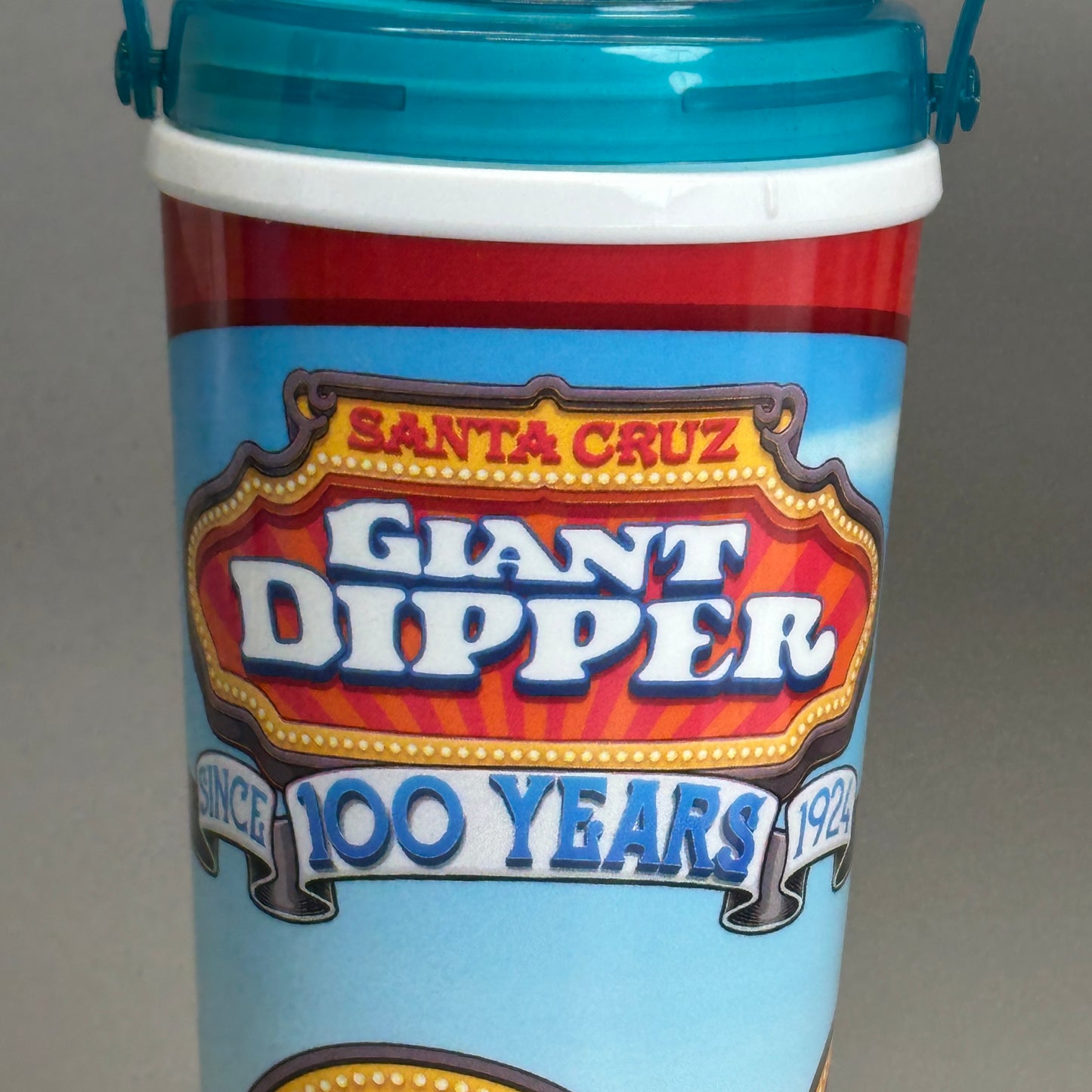 Santa Cruz Beach Giant Dipper 100th Anniversary Water Bottle