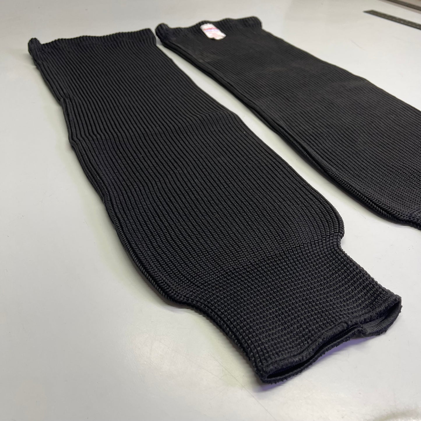 MODELLINE Solid/Practice Knit Hockey Socks Large Black SOL2