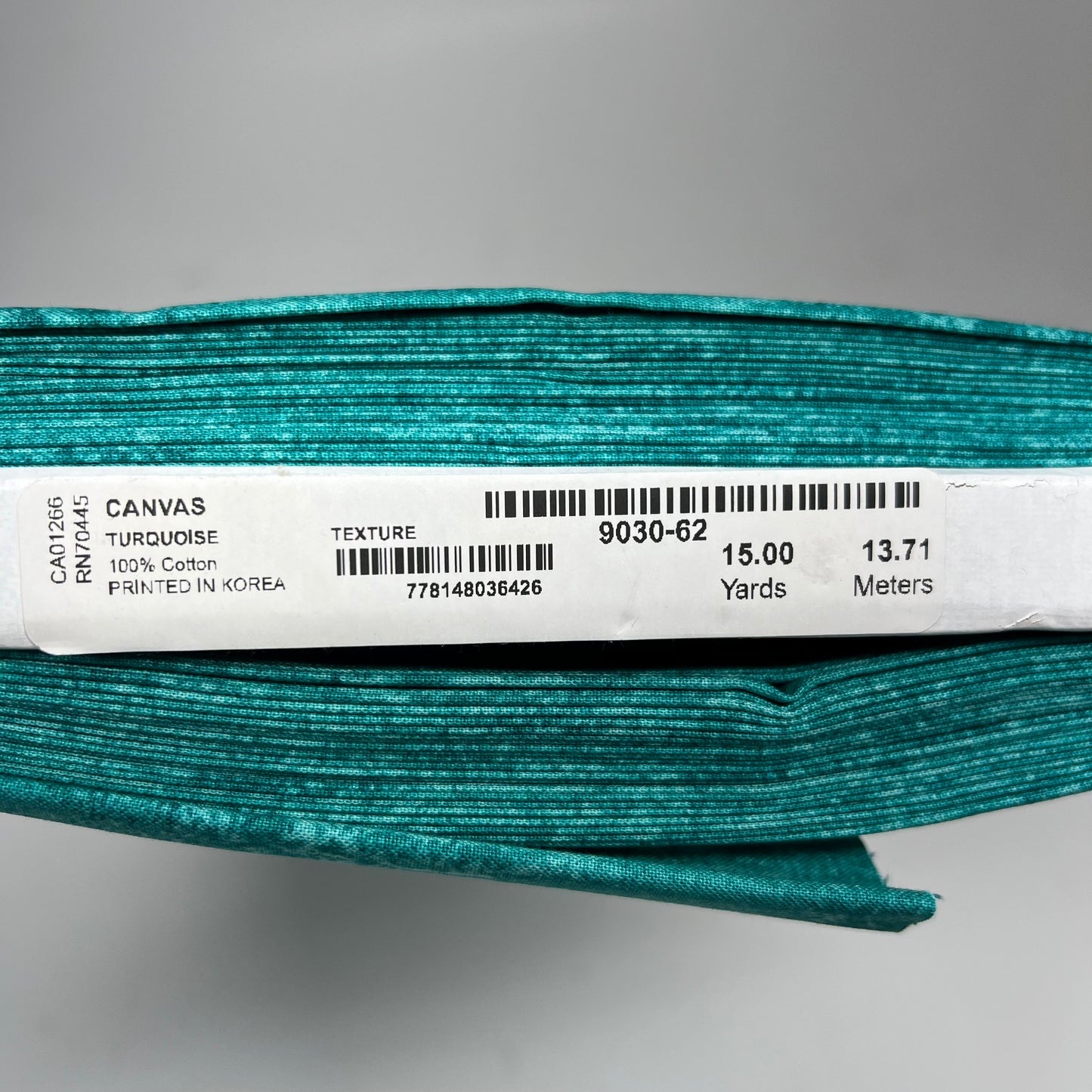 NORTHCOTT Canvas Textured Basics Fabric Tonal Print 15 Yds Turquoise 9030-62