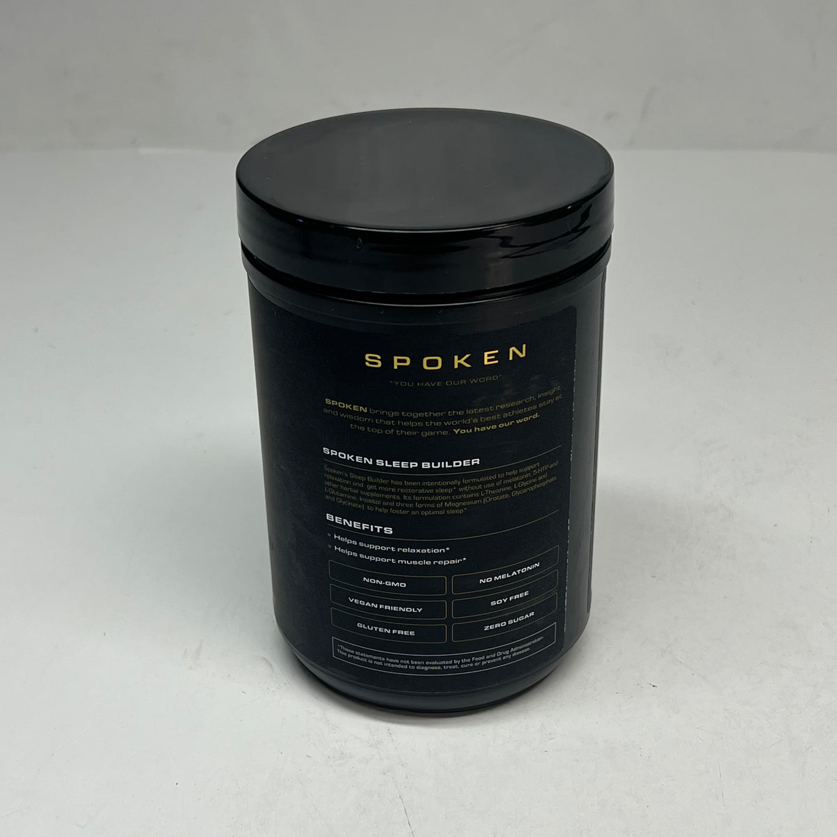 SPOKEN Sleep Builder Calming Supplement Cherry Flavor 30 Servings 18oz BB 02/27