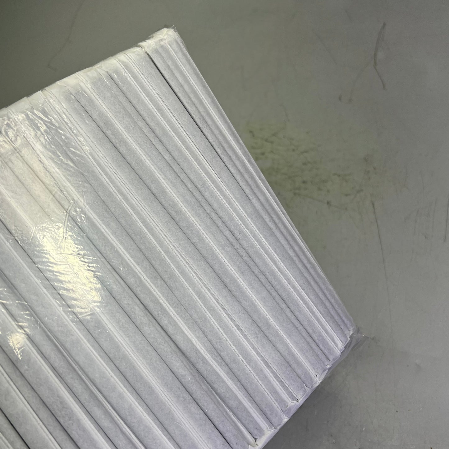 ZA@ SPRING GROVE (500 PACK) Wrapped Jumbo Straws 9-1/4" Black V04887