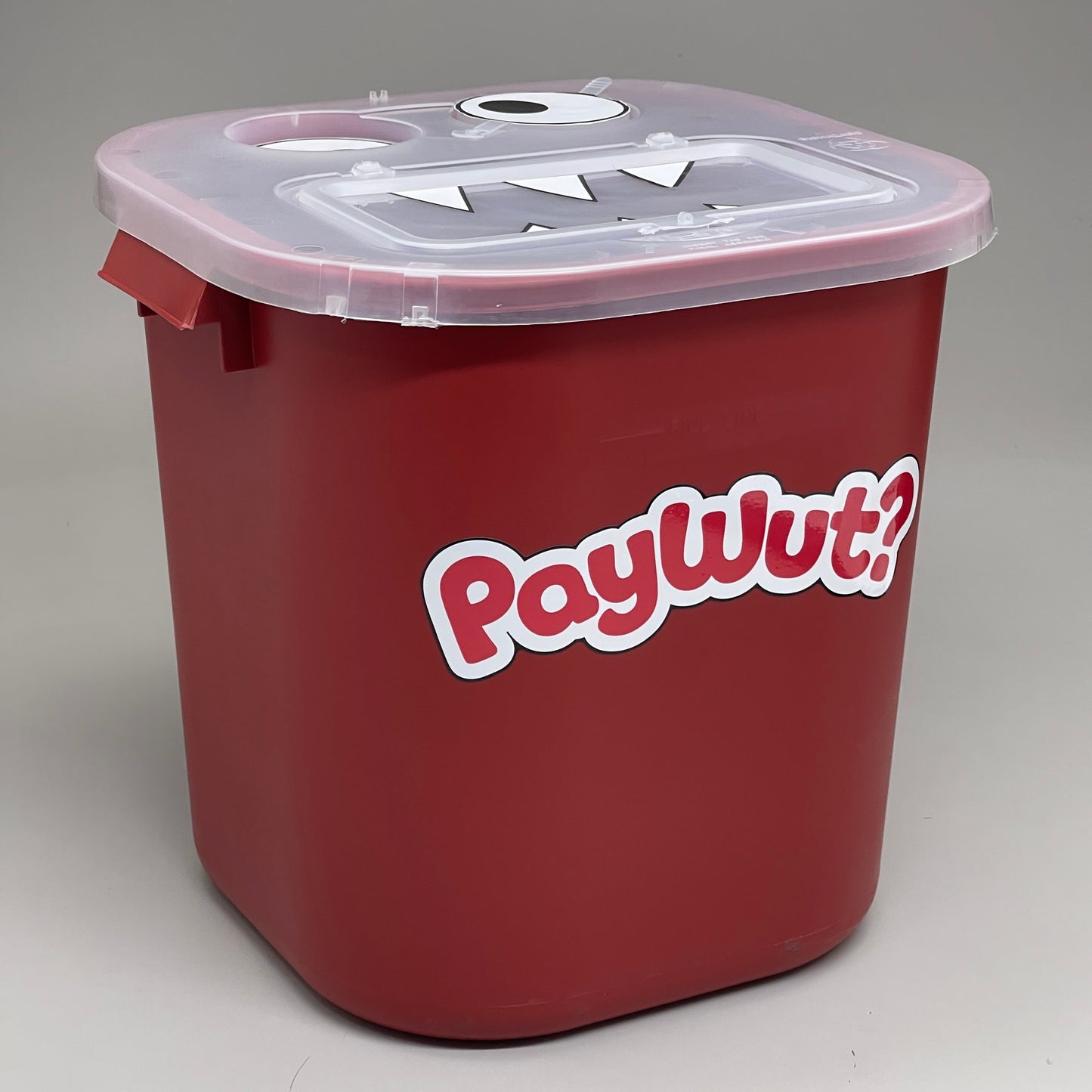 PAYWUT Limited Edition (#3 of 10) “Lil’ Trashy” Red Garbage Can (Signed & Numbered) RIDICULOUSLY RARE! (AS-IS)