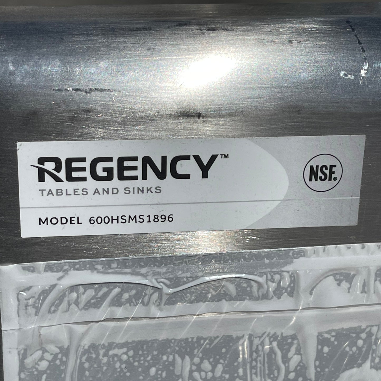 Z@ REGENCY Wall Mounted 4 Faucet Hand Sink 96”x17.5” Stainless Steel 600HSMS1896