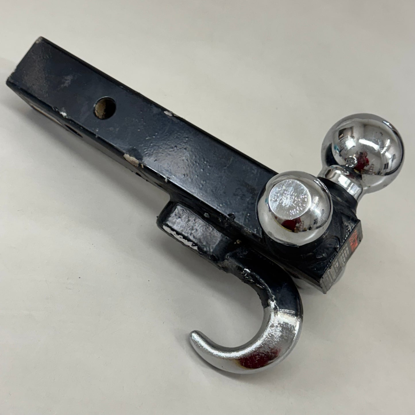 CURT Multi-Ball Mount & Hook 1' overall length Black 50785C-R8 (As-is )