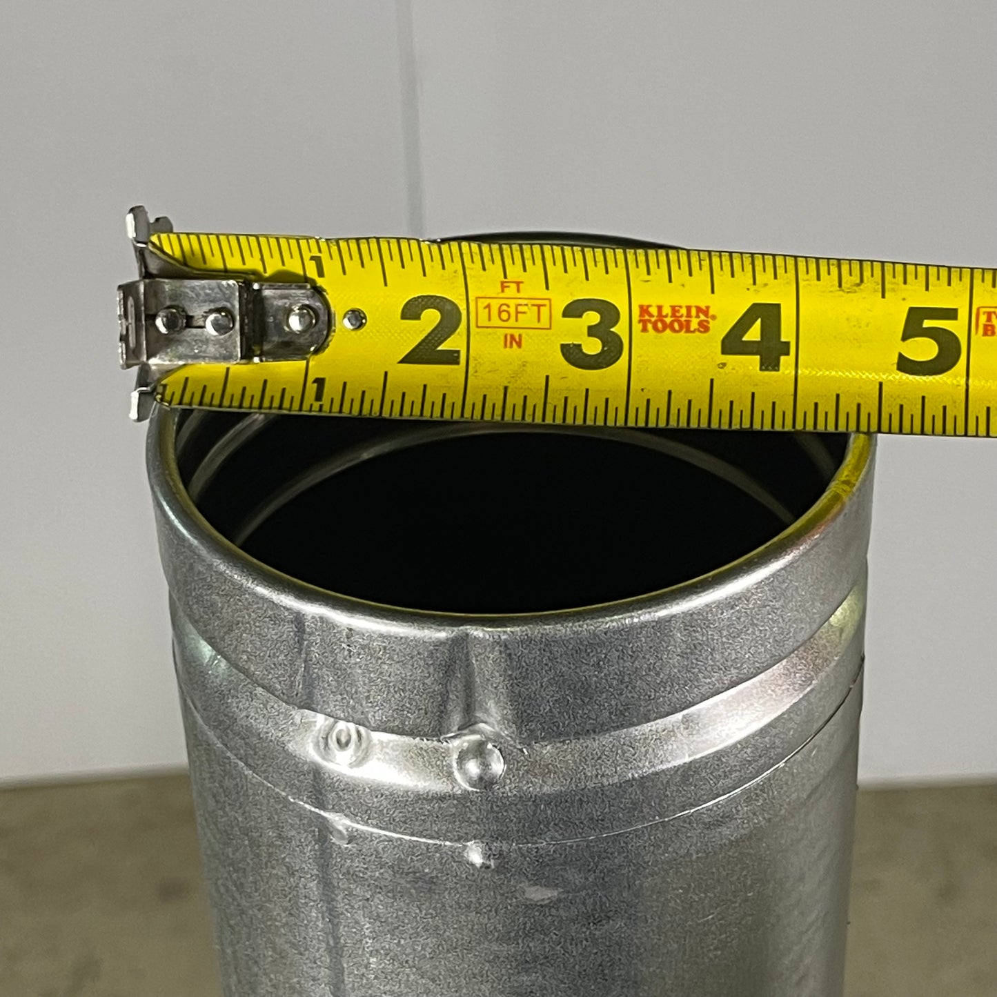 SELKIRK (6-Pack) Duravent Locktab Double Wall Round Gas Pipe 4" Dia x 5' L Steel 4RV5