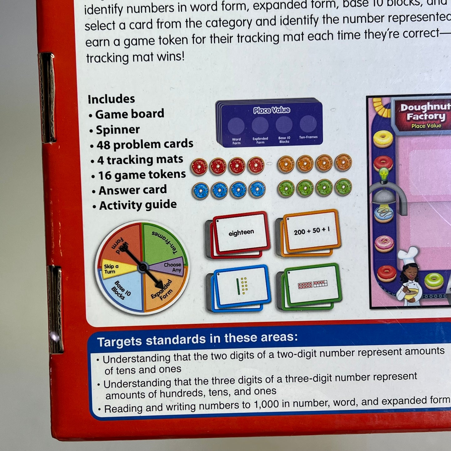 LAKESHORE  Easy To Play Learning Place Value Grab & Play Game Grade 1-2 LM254
