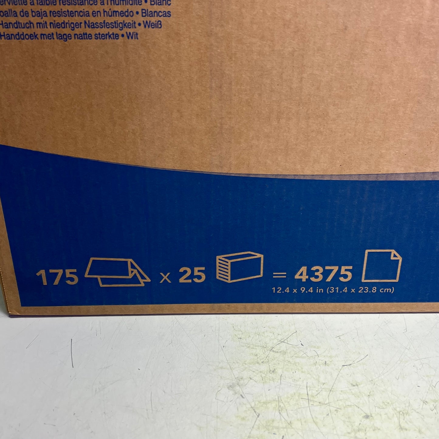 SCOTT (CASE of 4,375 Sheets) Bulk Essential Multifold Paper Towels White 45957