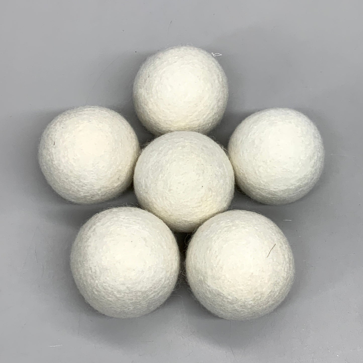 ZA@ MOLLY'S SUDS (2 PACK) Natural Wool Dryer Balls Natural Fabric Softener 6 Balls Total E