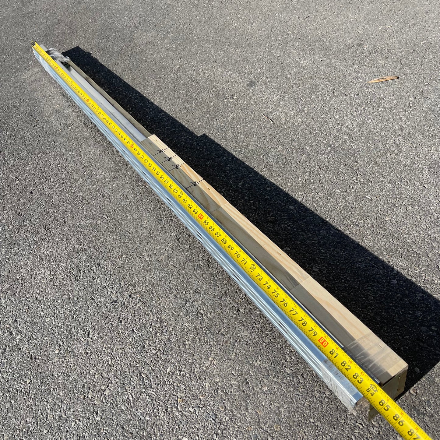 NATIONAL HARDWARE Pocket Door Frame & Hardware Set 36" Width Opening N186-858 (New, Distressed Box)