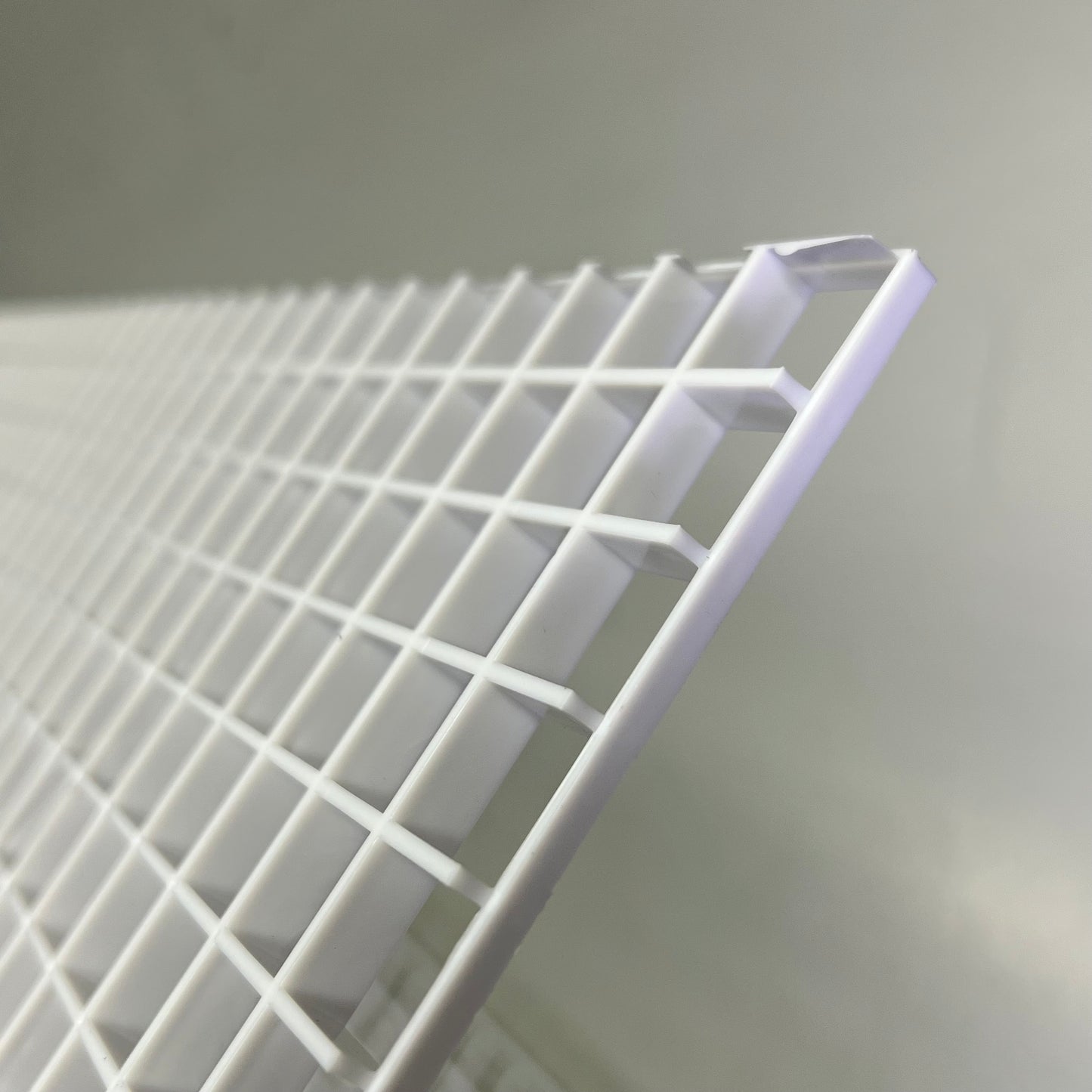 PLATICADE (5 PACK) Plastic Eggcrate Louver 1/2”x1/2"x3/8” White TC-24-2448-5PK