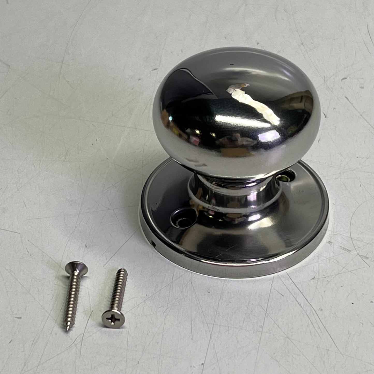 SCHLAGE (2 PACK) Stratus Grade 3 Single Dummy Knob Polished Chrome J170-STR-625