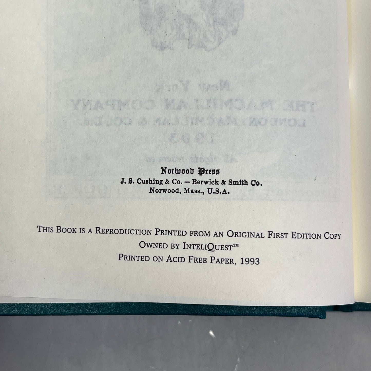 CALL OF THE WILD By Jack London Hardback Edition Book 1903 Reproduction 1993