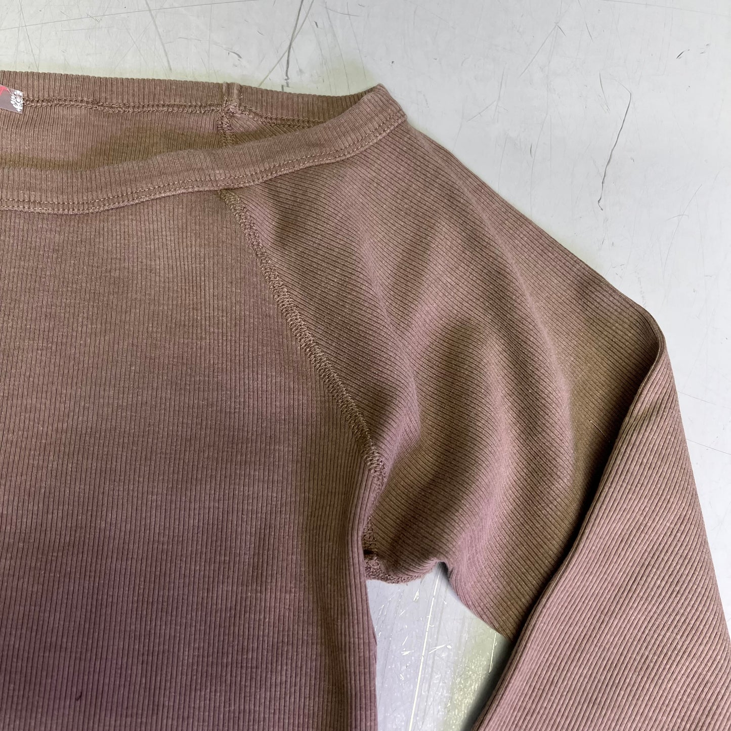 FREE PEOPLE Go To Long Sleeve Set Relaxed Fit Women's Sz M Ivory 93914455