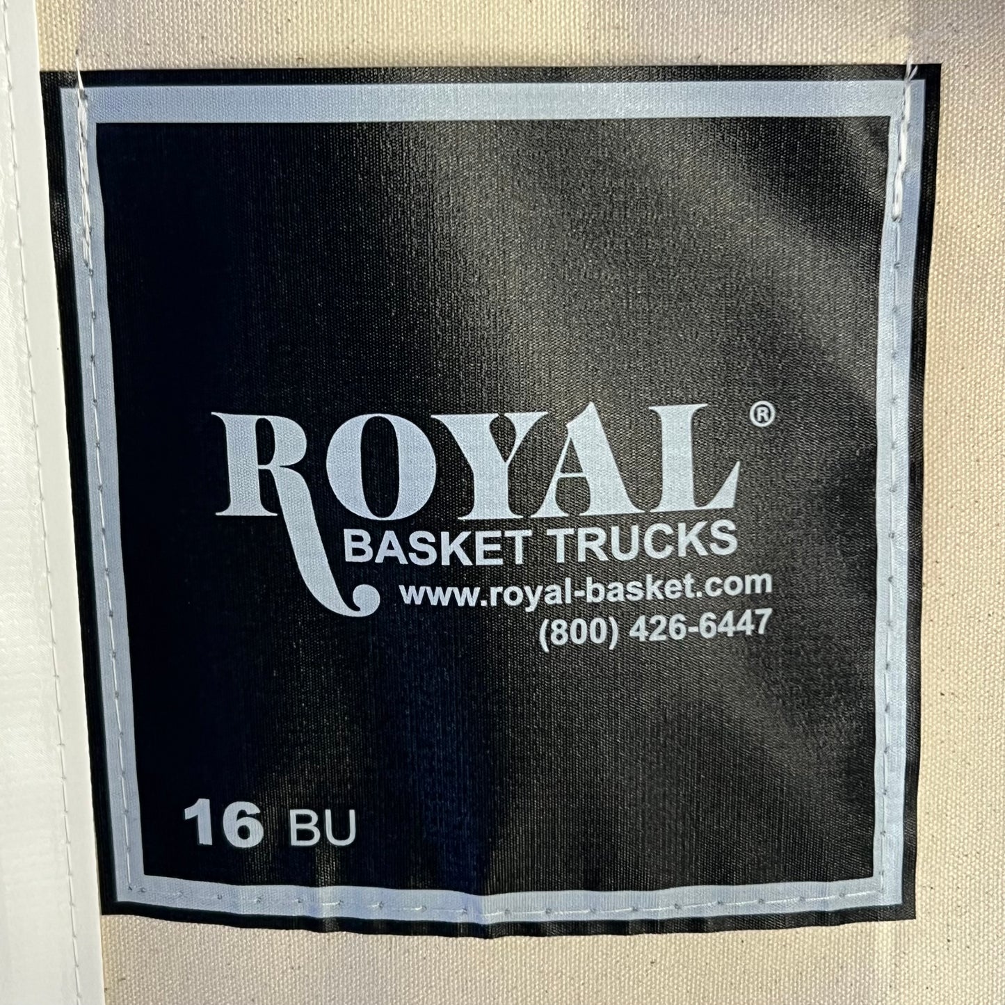 ROYAL Basket Trucks 16 BU Sz 28"W x 40"L x 37"H, Beige