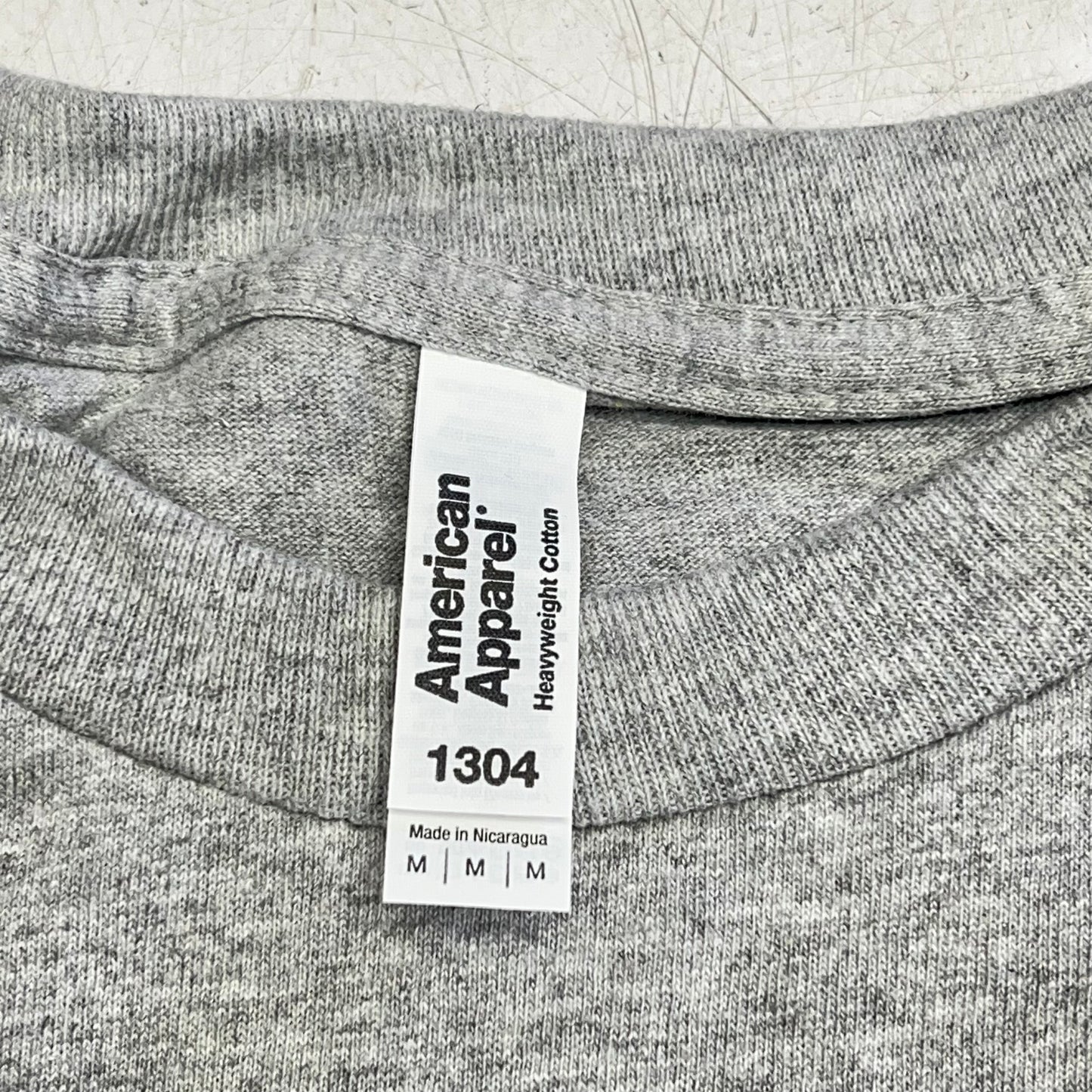 ZA@ AMERICAN APPAREL (12 PACK) Heavyweight Cotton Long Sleeve Tee Unisex Sz M Grey 1304