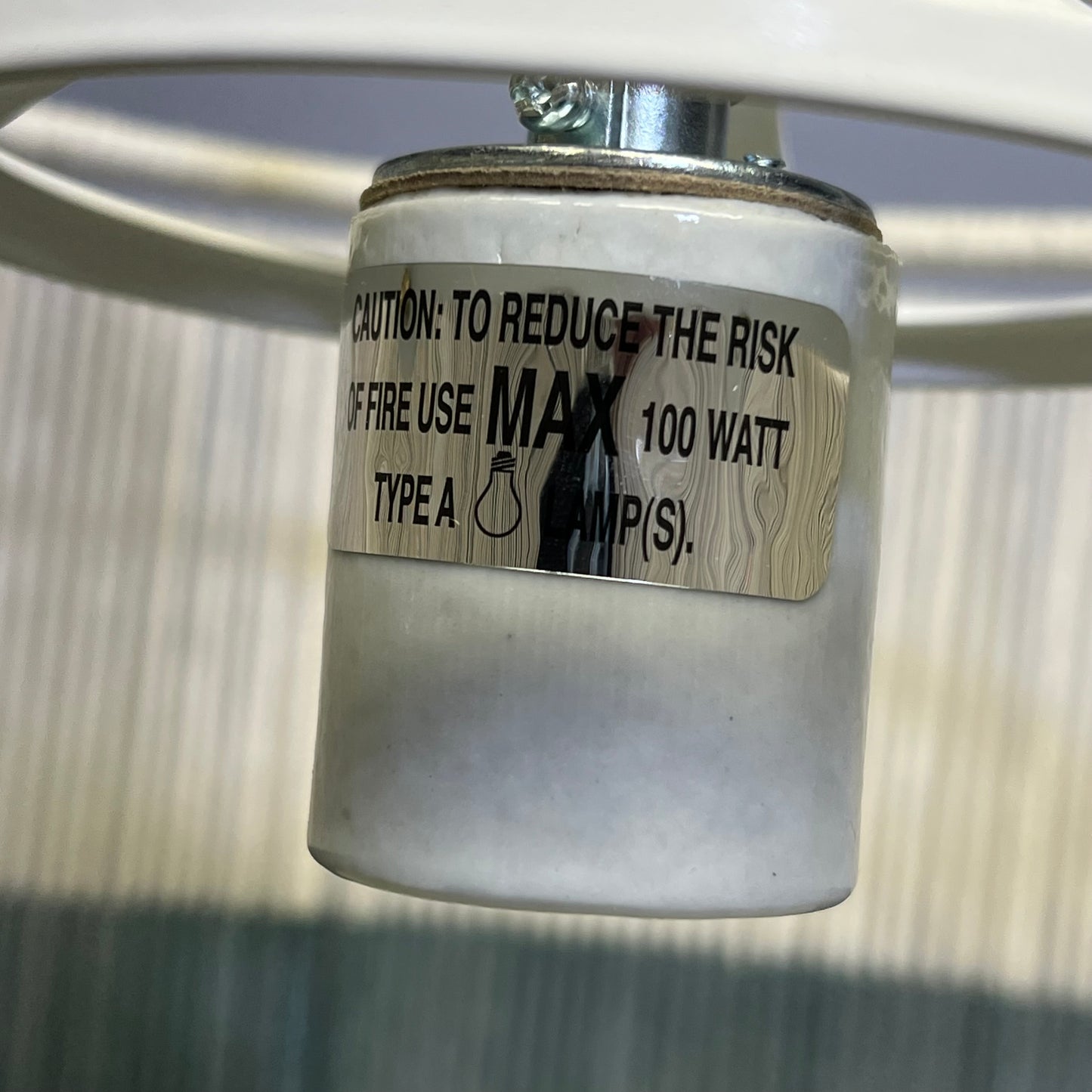 Natural String Wrapped Ceiling Fixture Lighting 24" x 9" Evergreen/White C-258