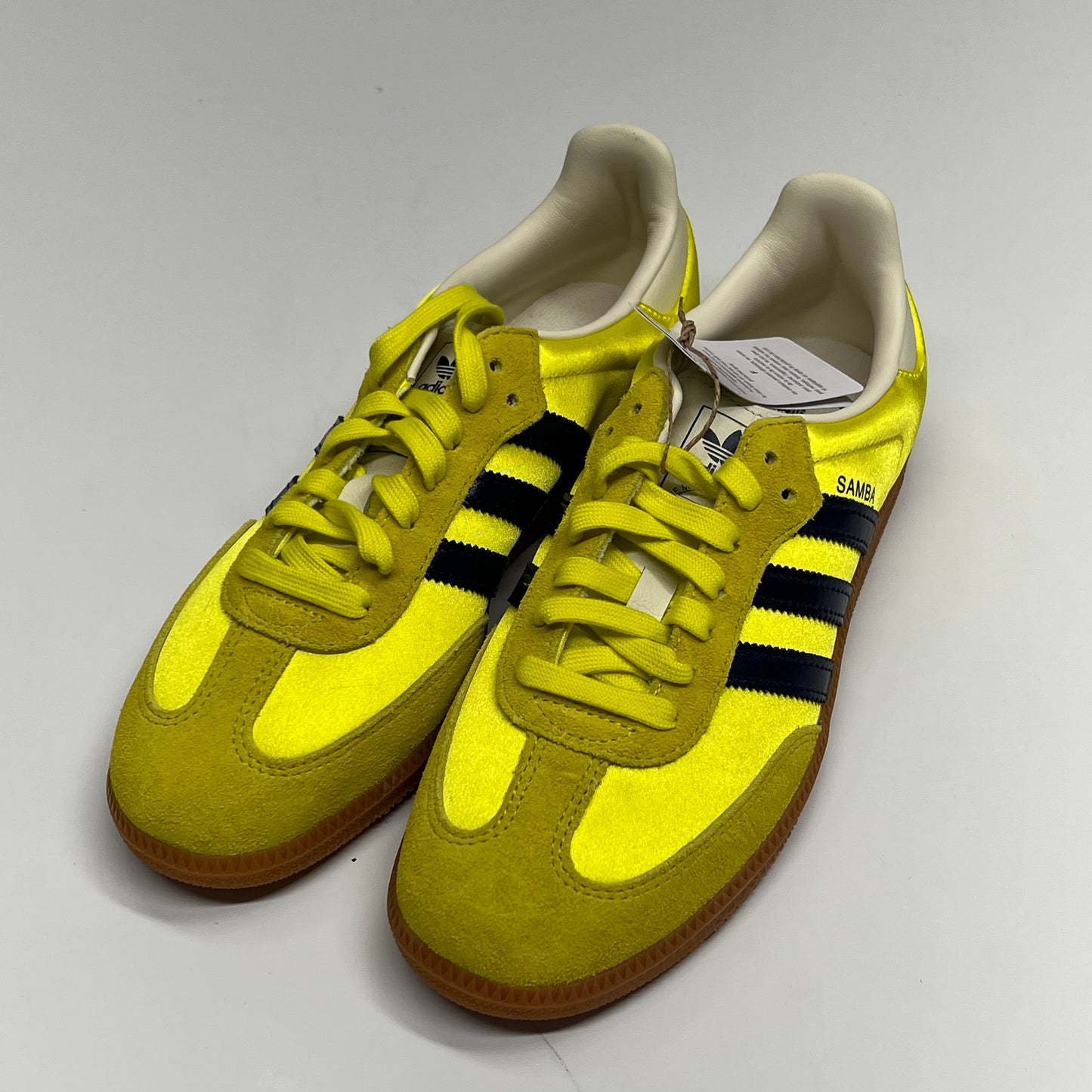 ADIDAS Samba Og W Sneakers Women's Sz 7.5 Yellow, Night Indigo & Cream JI2594