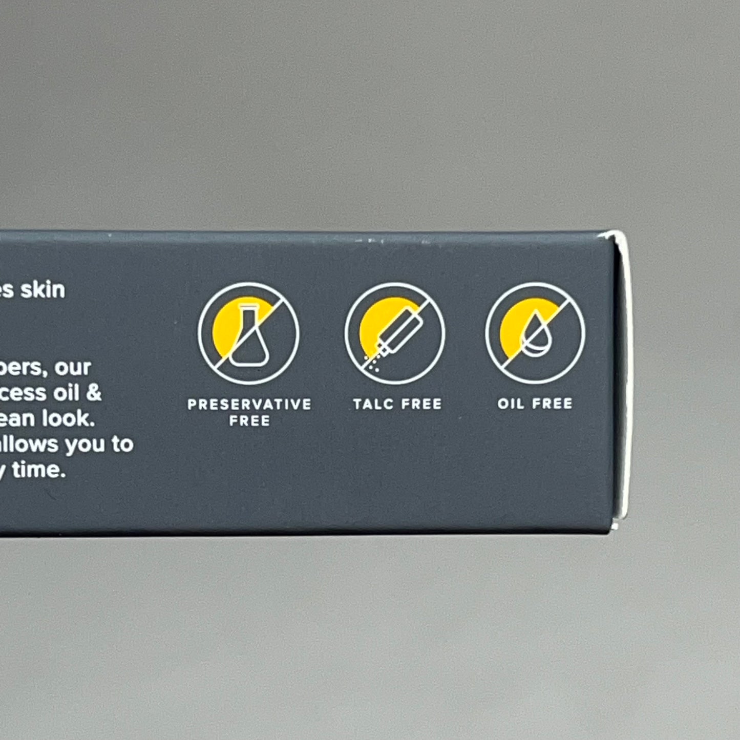 MANTL No-Shine Mattifying Sheets Made W/ Bamboo & Charcoal 196.8" X 2.8" Black