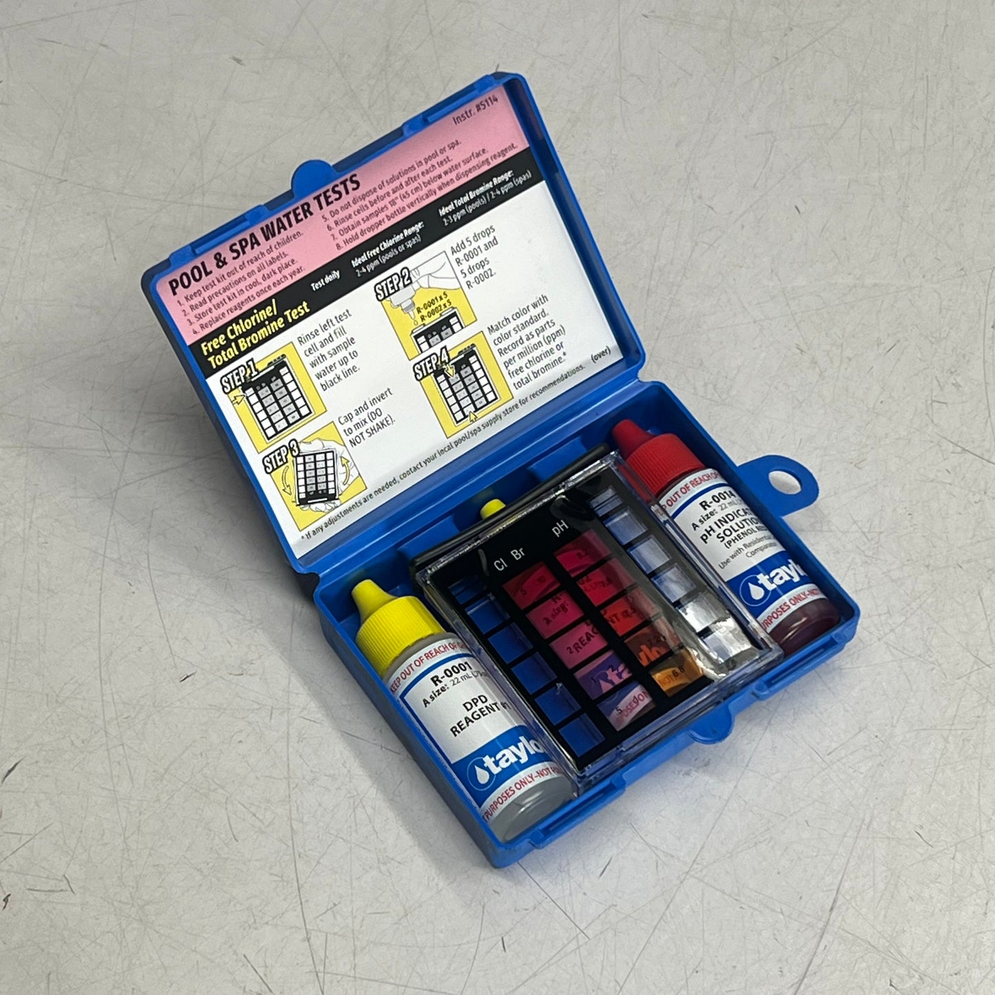 TAYLORS TECHNOLOGYS (3 PIECE KIT) Leslies Basic Poolcare Dpd Test 18-571